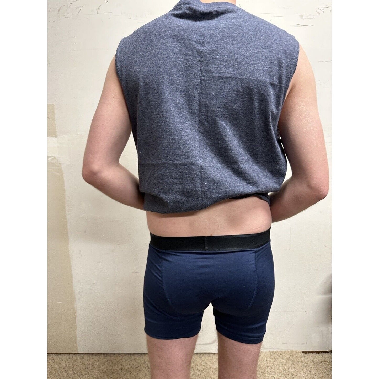 men’s gray faded glory medium muscle shirt freedom bald eagle