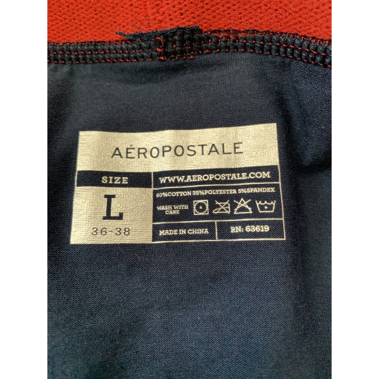 Aeropostale Stretch Boxer Briefs Dark Blue Men’s Large - 5% Spandex