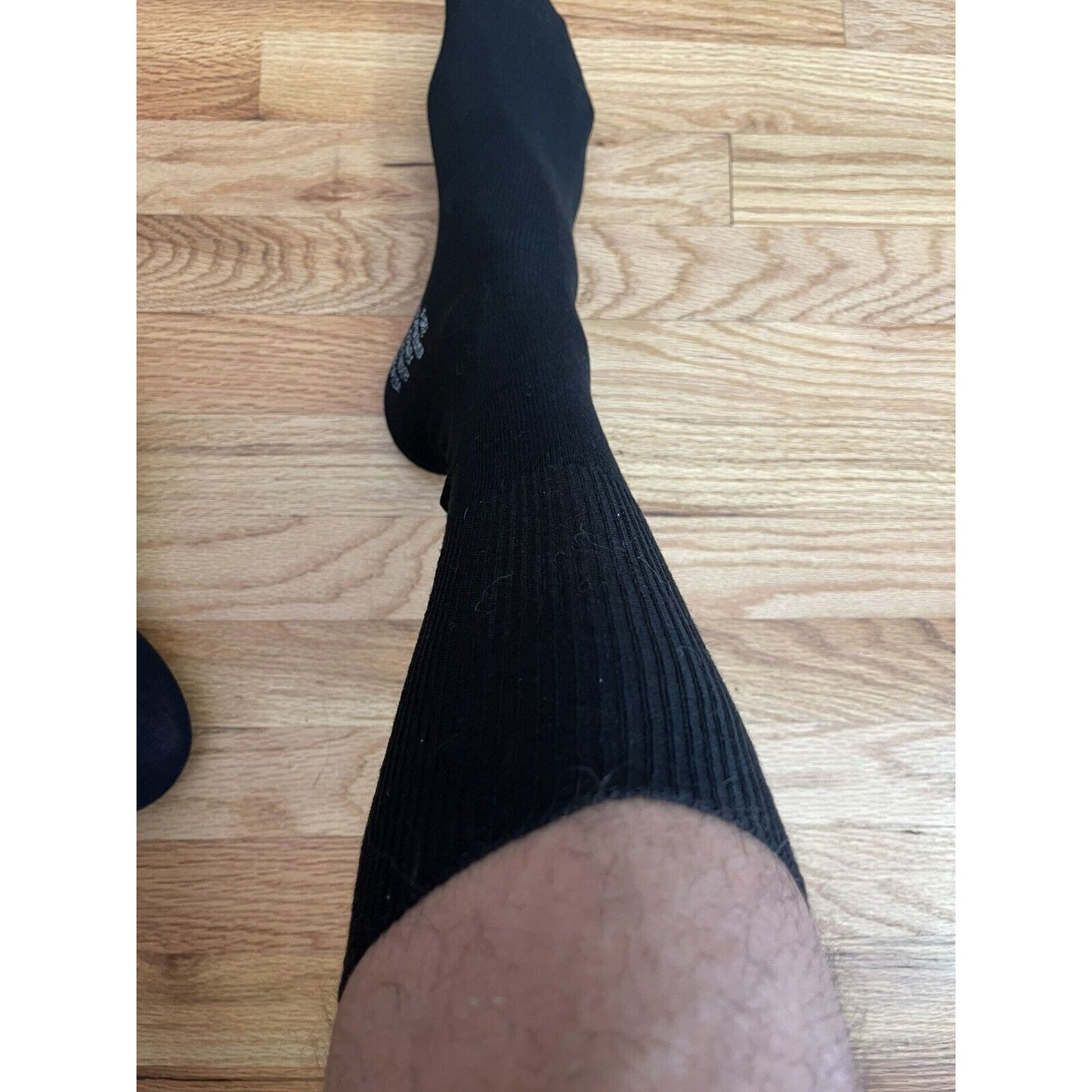 Military Defense Logistics Agency Boot socks XL Black cotton, Nylon, Spandex