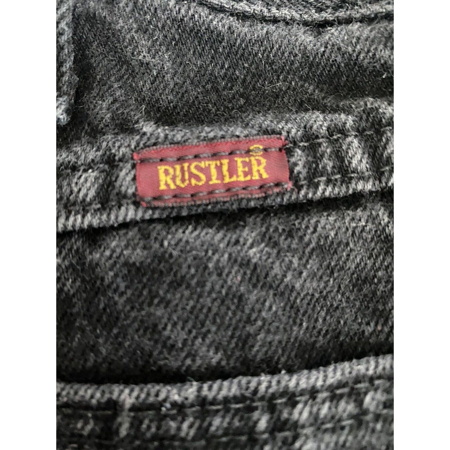 Wrangler Rustler regular Straight Leg Black Men’s 34x32” Jeans