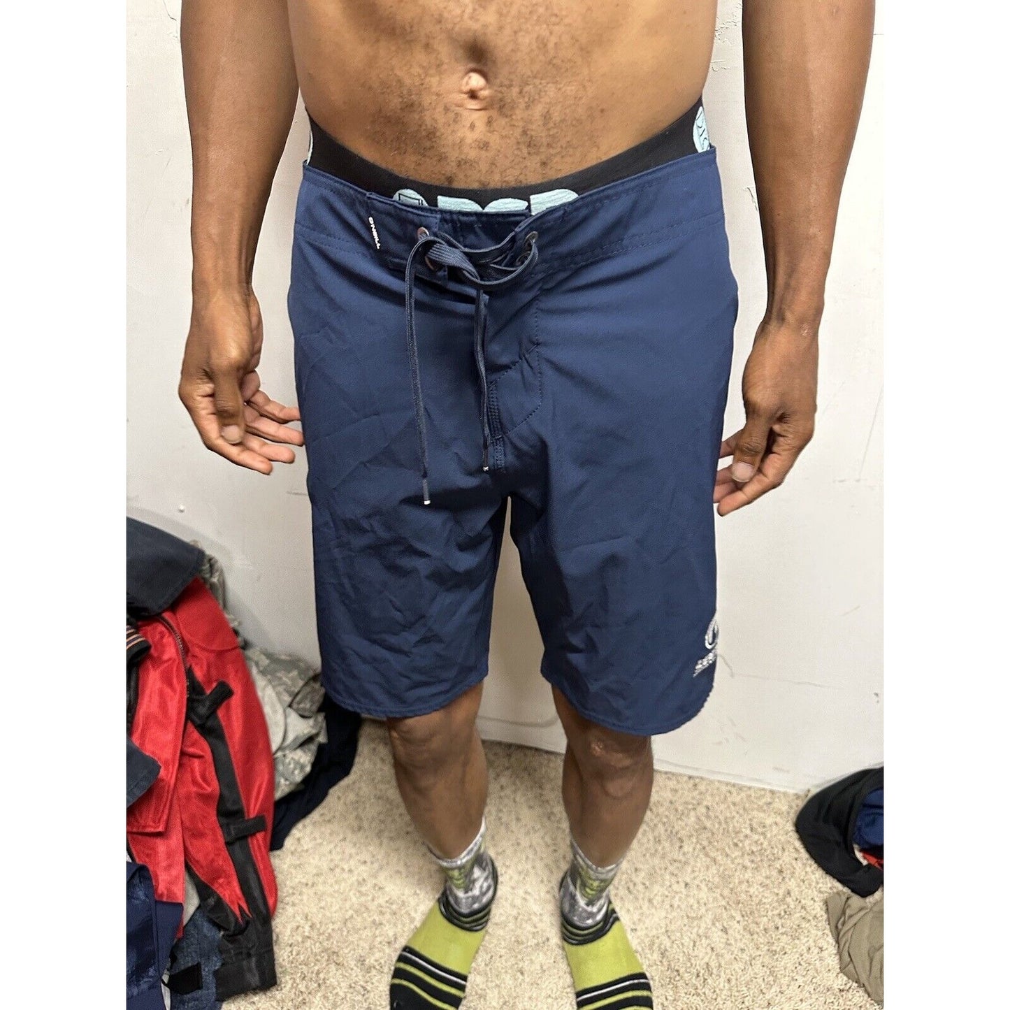 Men’s Blue O’Neil Sibenik Water Polo Camp Size 30 Shorts Trunks Bathing Suit