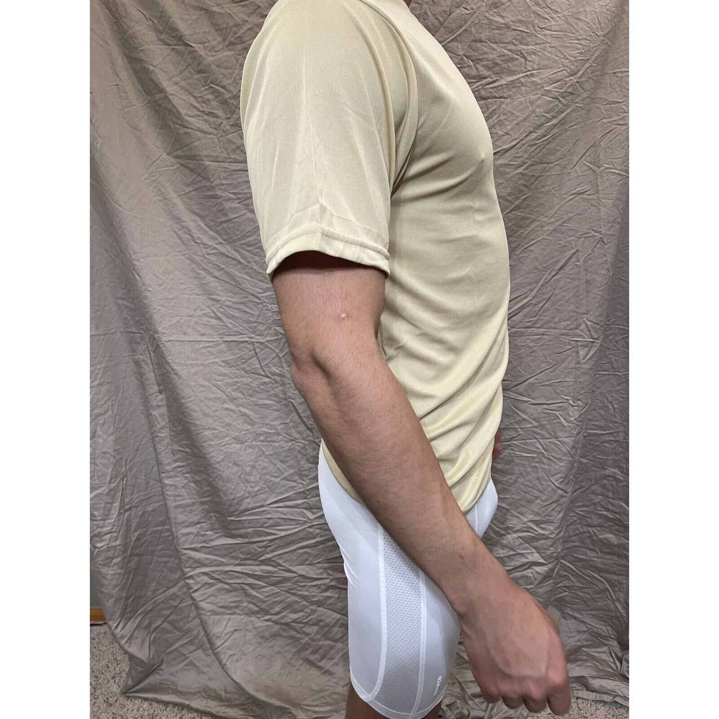 Men's Augusta Sportswear Moisture Management Athletic shirt Gold Small