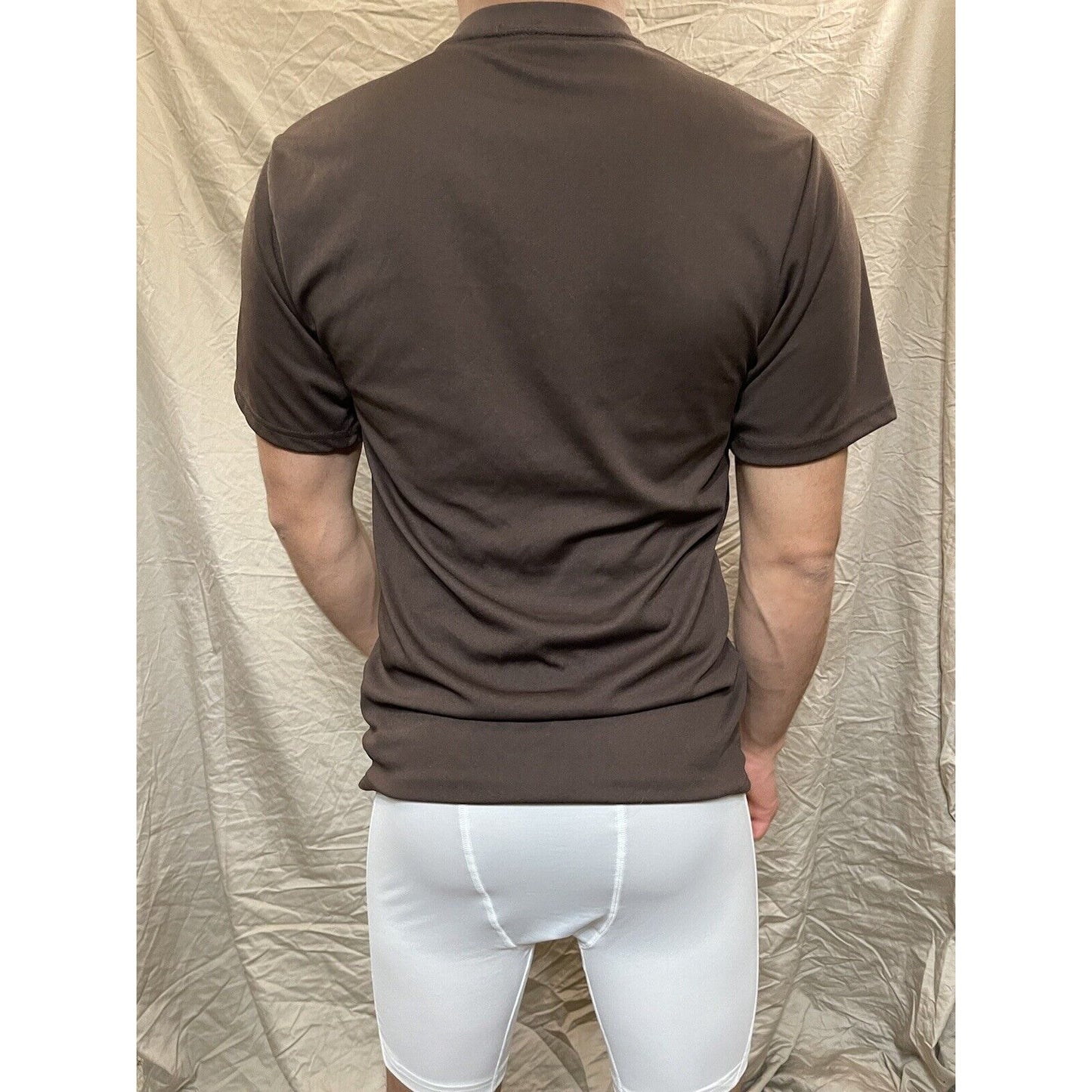 Men's Augusta Sportswear Moisture Management Athletic shirt Brown Small