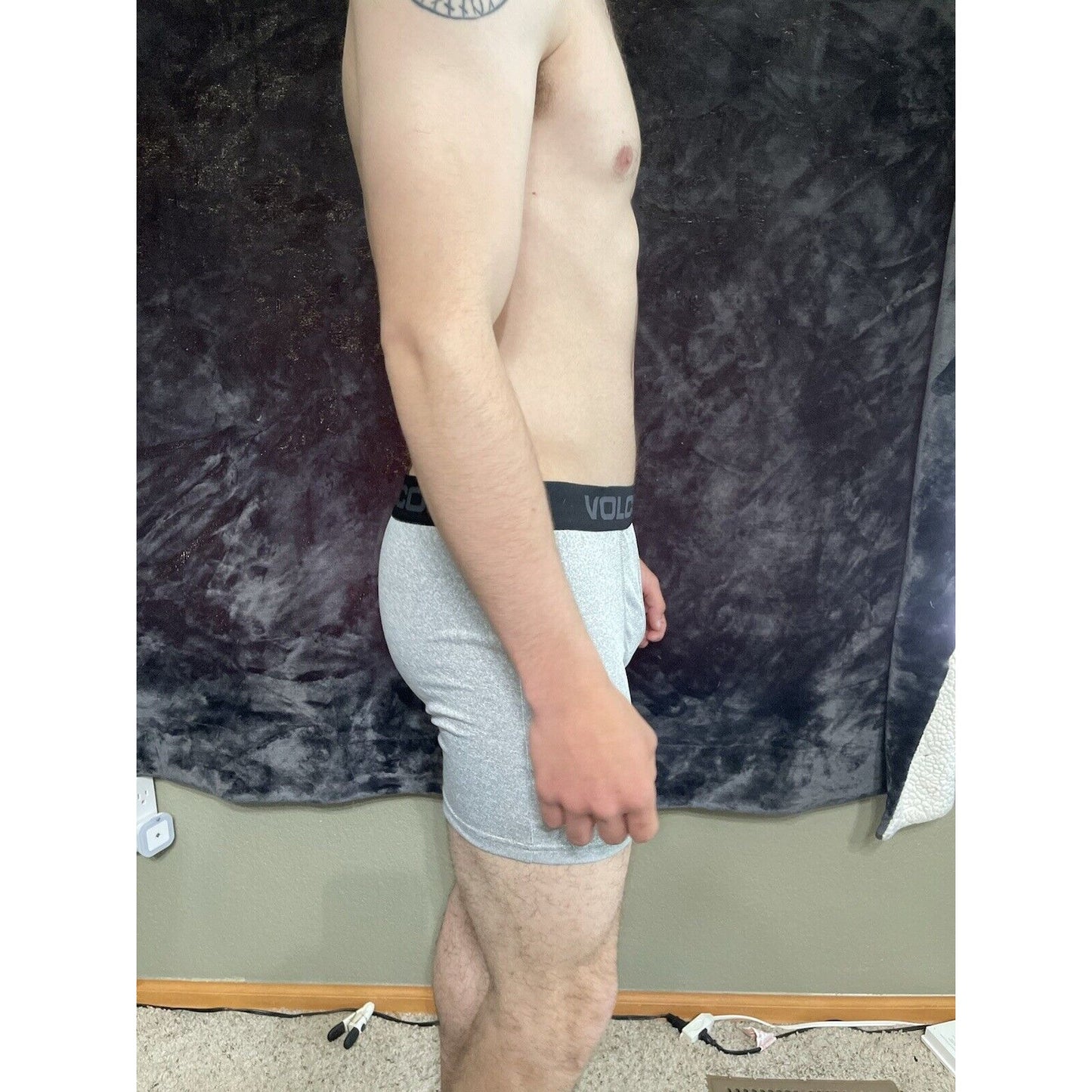 Men’s Small Icy Gray 32 Degrees Cool Boxer Briefs New