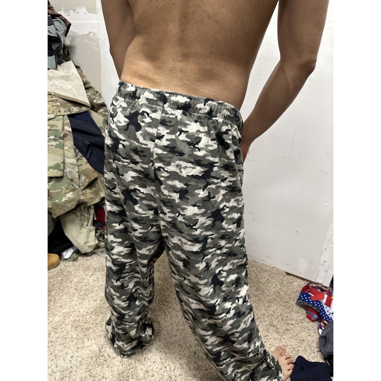 Men’s XXL Joe Boxer Camo Pajama Bottoms Lounge Pants With Pockets