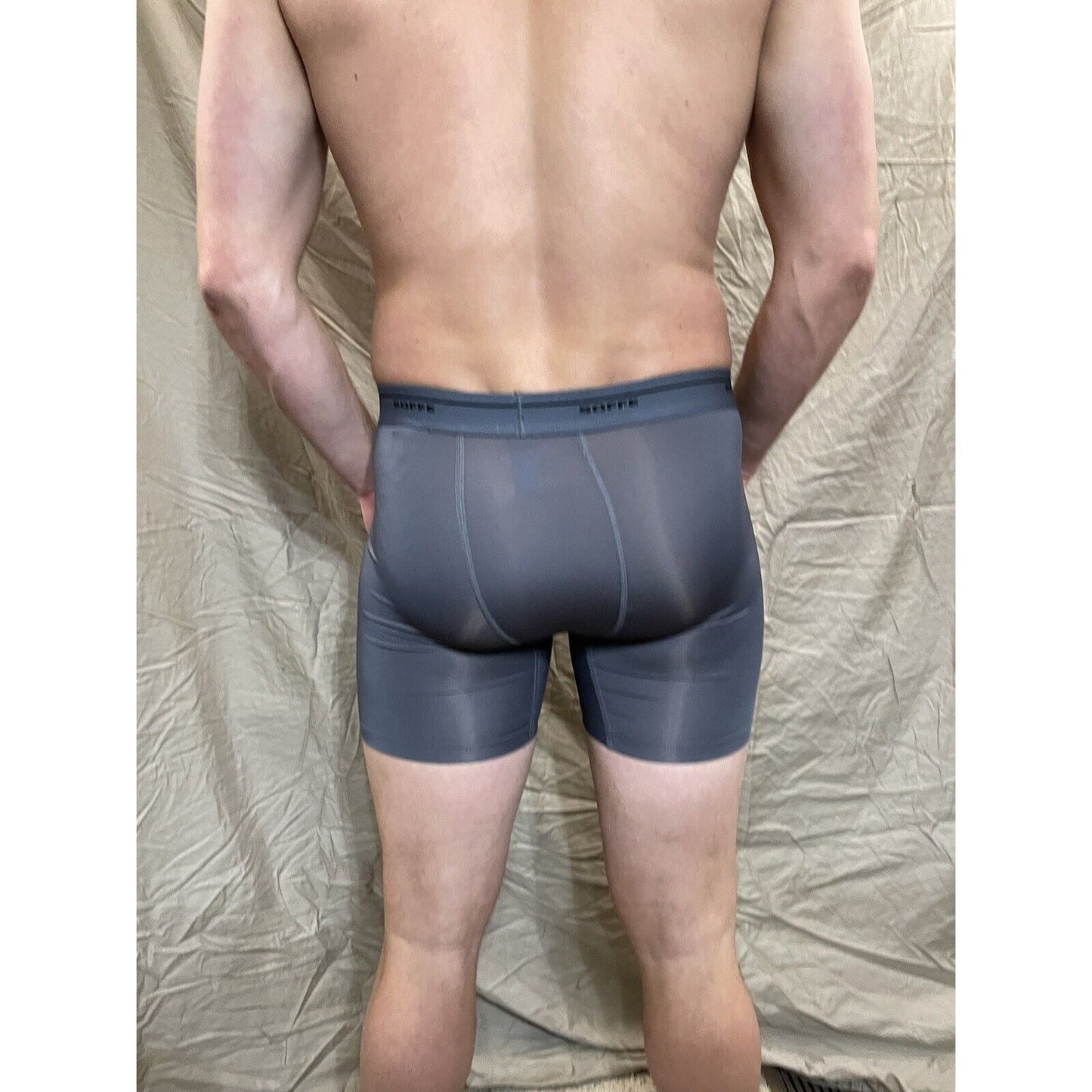 Men's Soffe base layer gunmetal compression shorts XL New And Never Worn