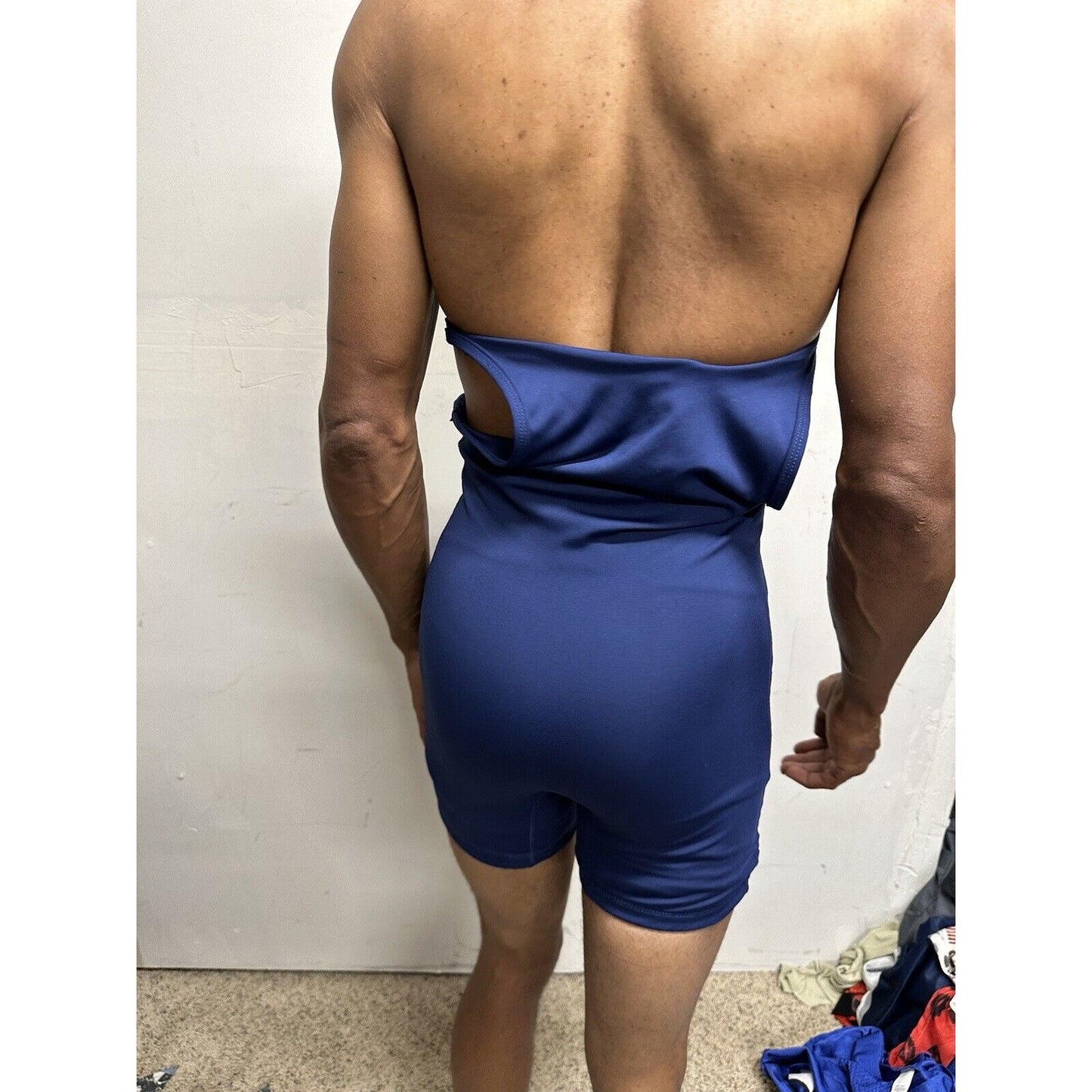 Youth Boy’s XL Wrestling Singlet Navy Blue