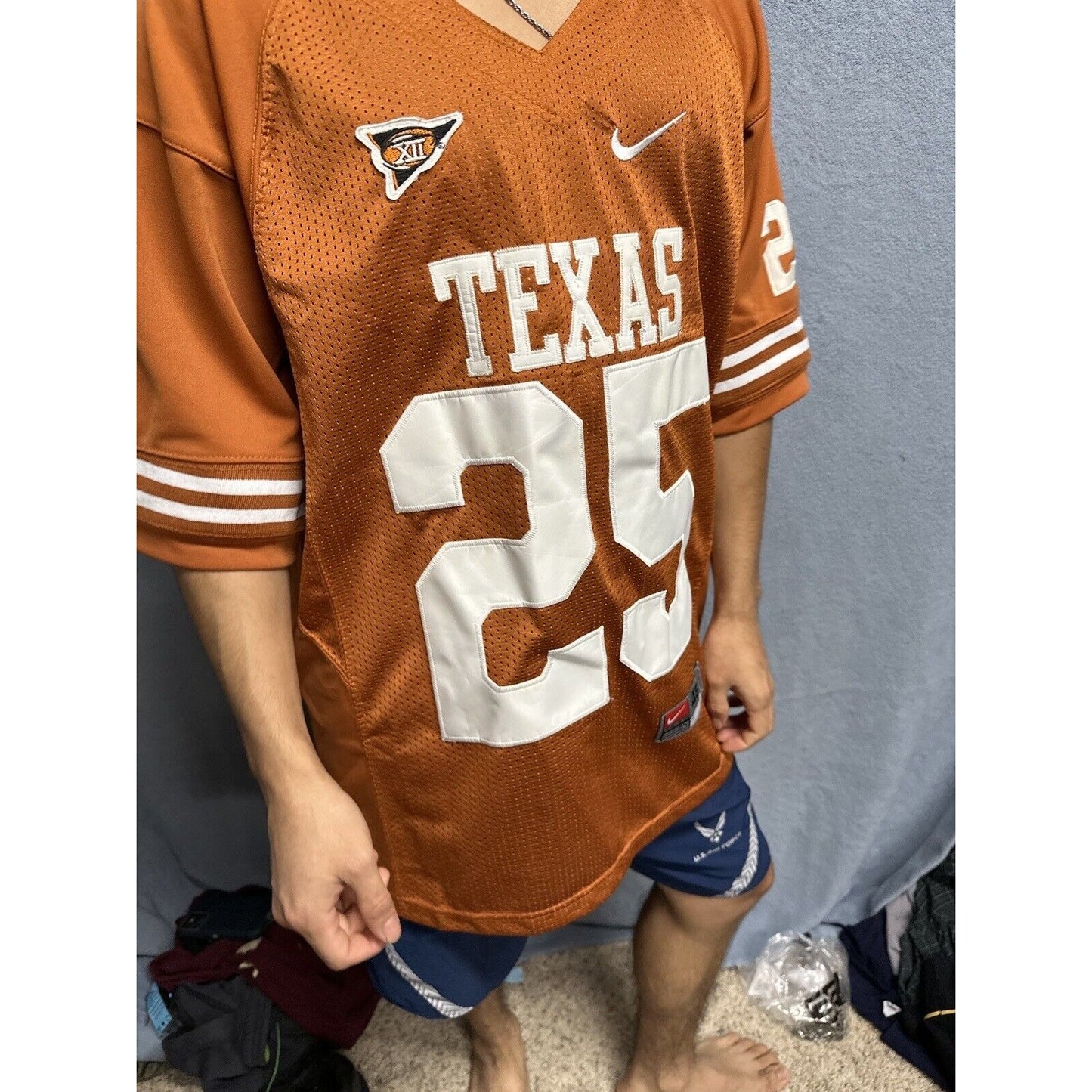 Men’s Texas Longhorns Size 48 Team Nike #25 Football Jersey