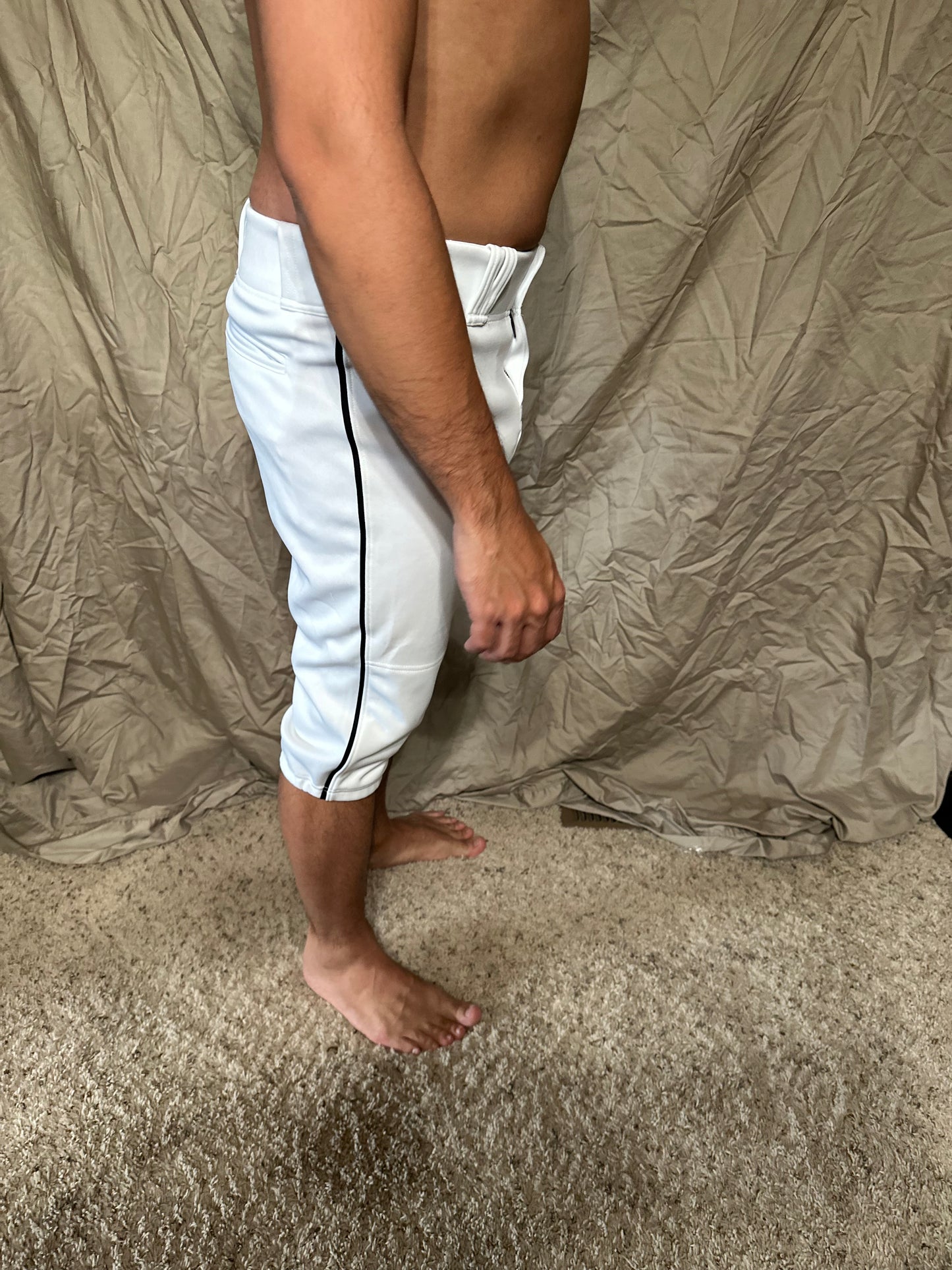 Youth boys large white new balance baseball pants new with tags