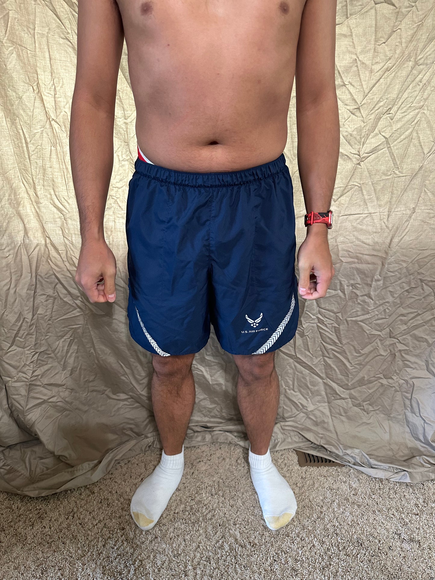 Men’s air force USAF small pt shorts improved physical training uniform
