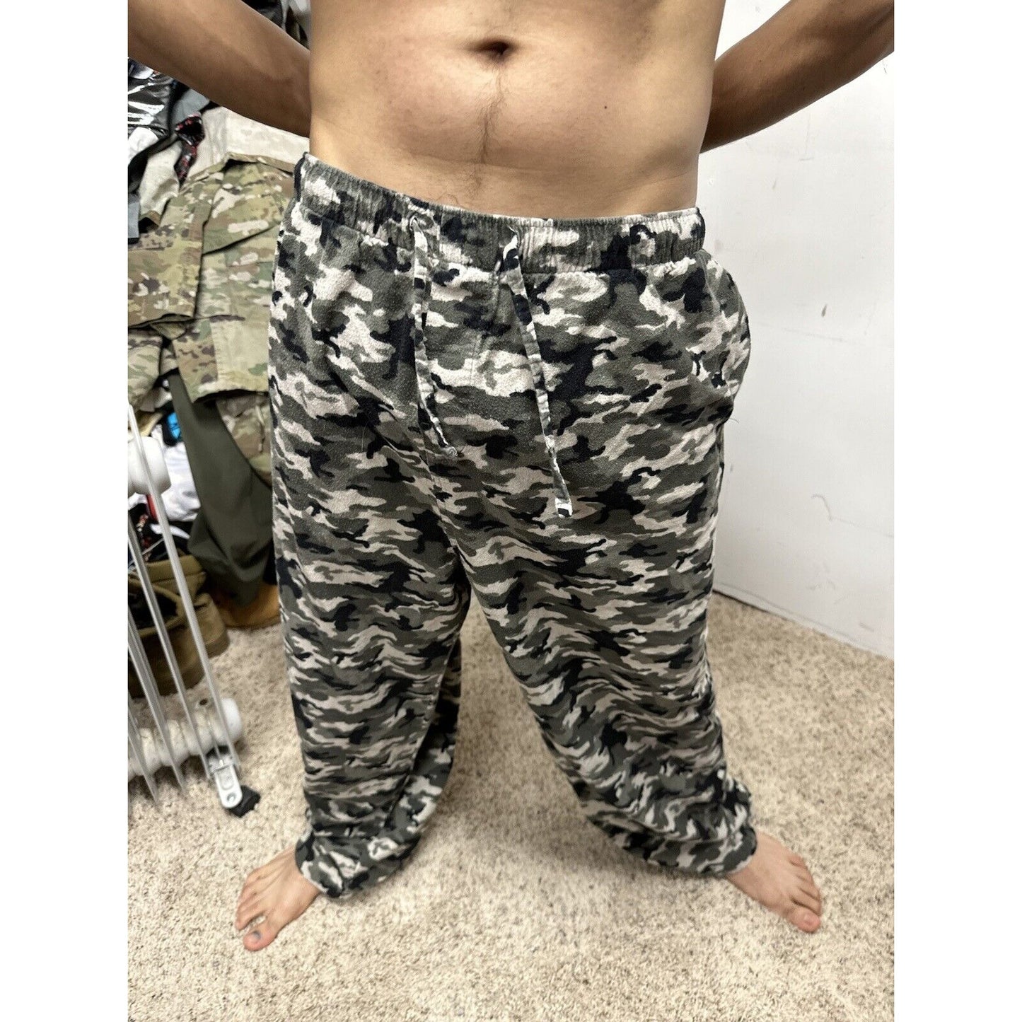 Men’s XXL Joe Boxer Camo Pajama Bottoms Lounge Pants With Pockets