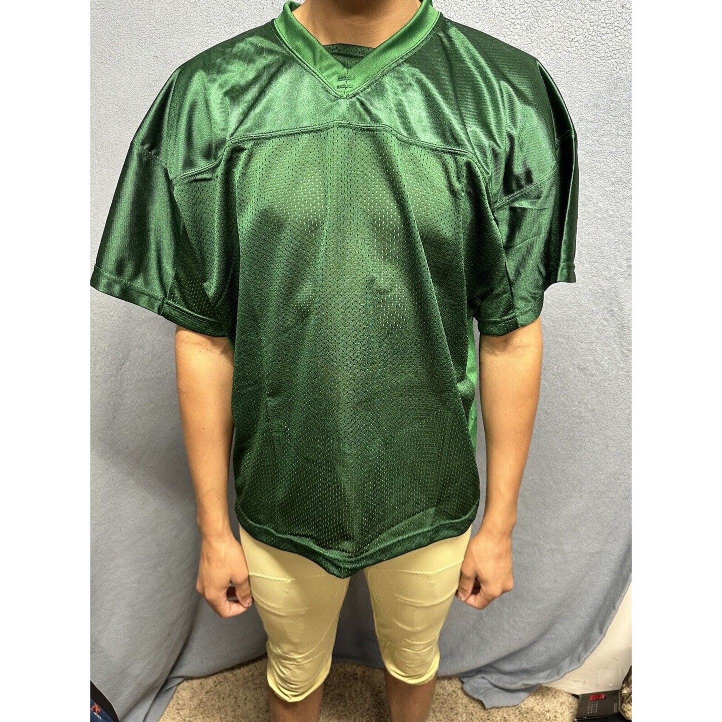 Men’s Green Champro Adult Large Football Jersey