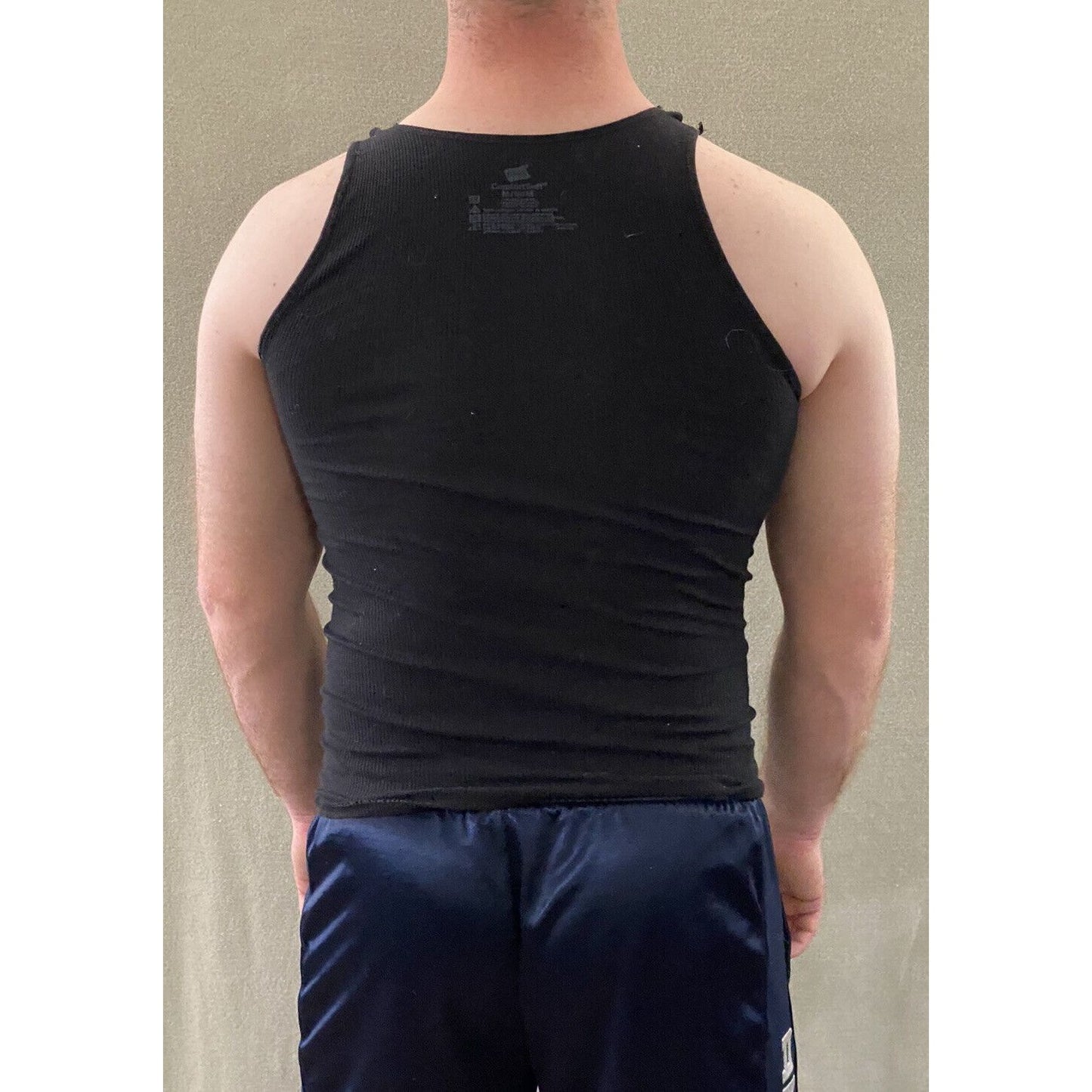 Hanes Comfort Soft Men’s Medium Black Cotton Muscle Tank Top