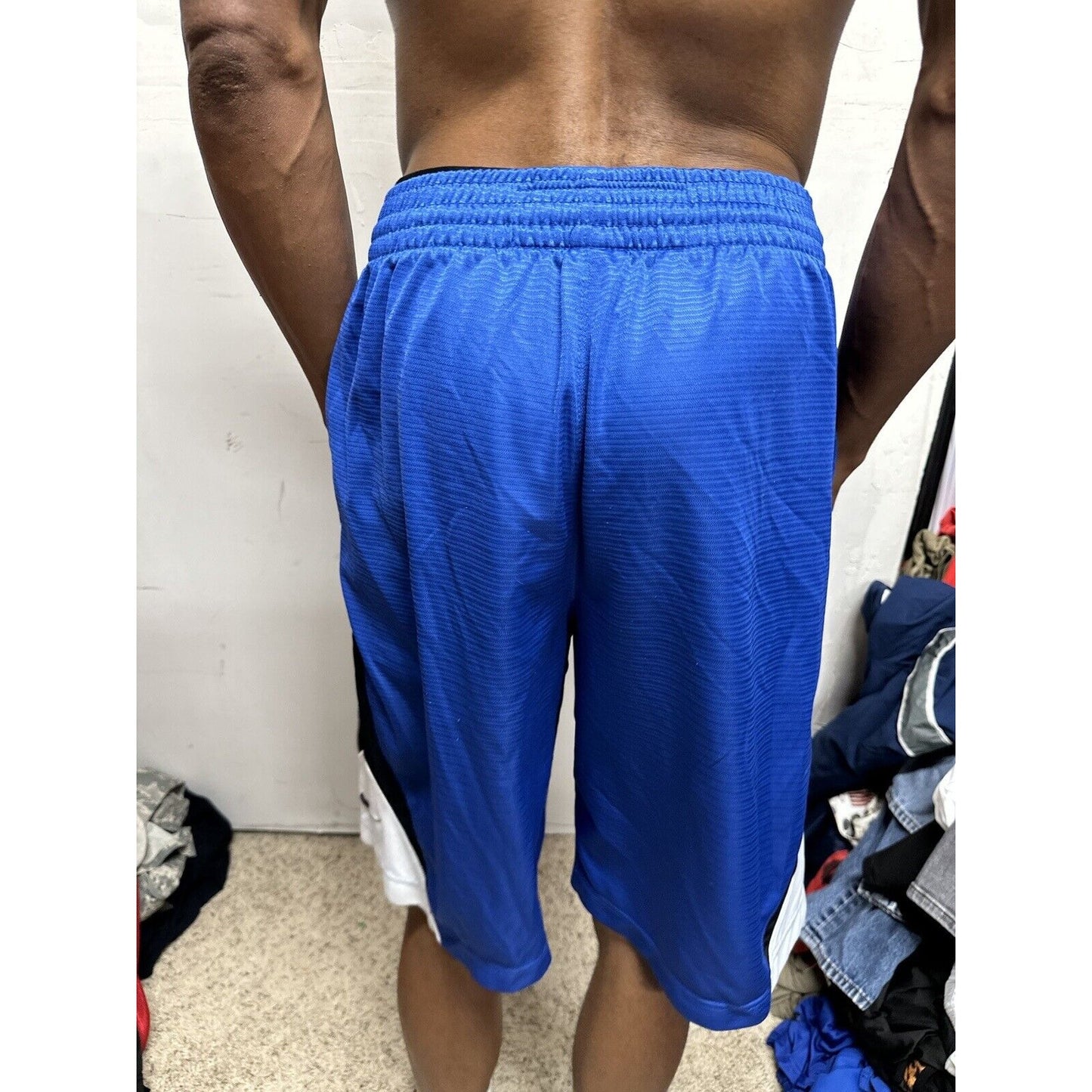 Men’s Blue Nike Basketball Medium Shorts With Pockets