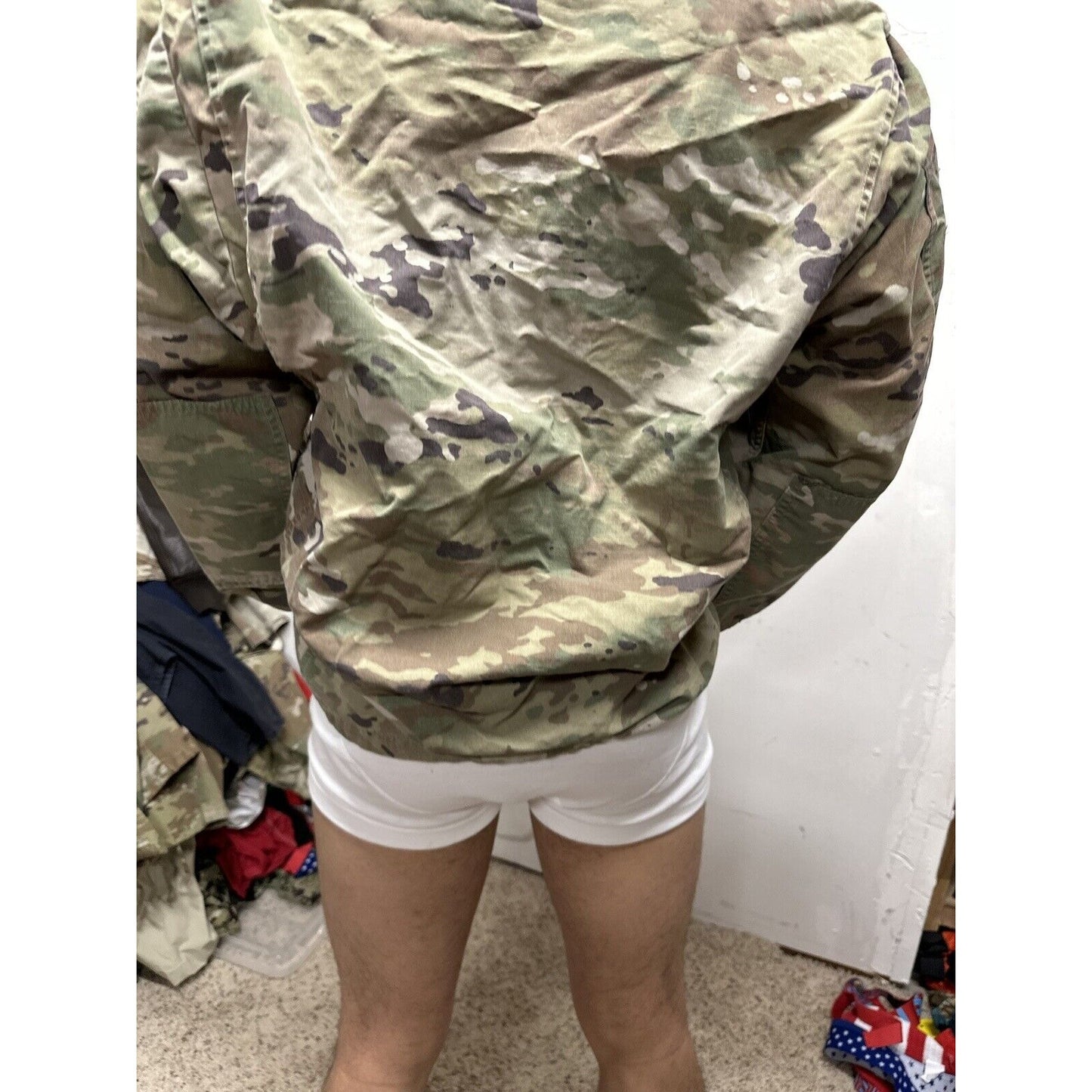 Men’s Ocp Army Combat Uniform Large Long Top Blouse Space Force