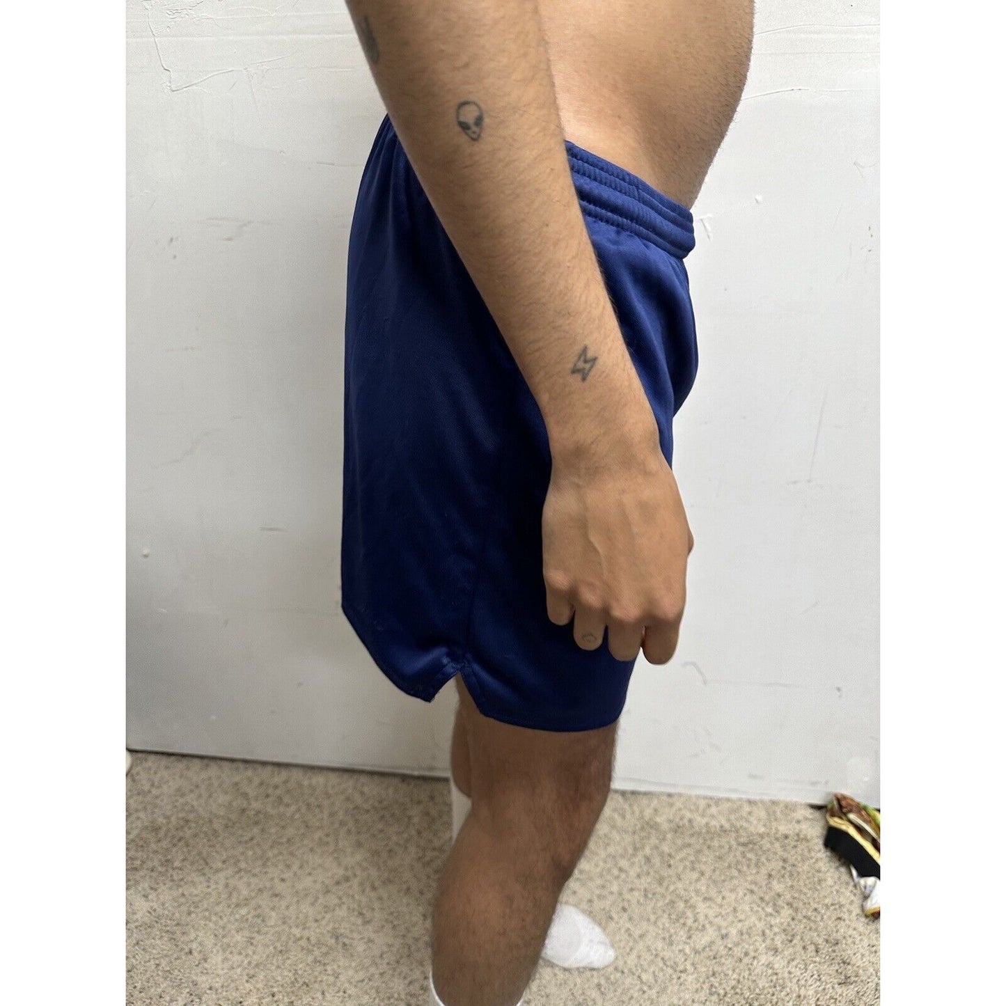 Women’s Medium USAFA Air Force Academy Cadet PT Workout Uniform Shorts Blue