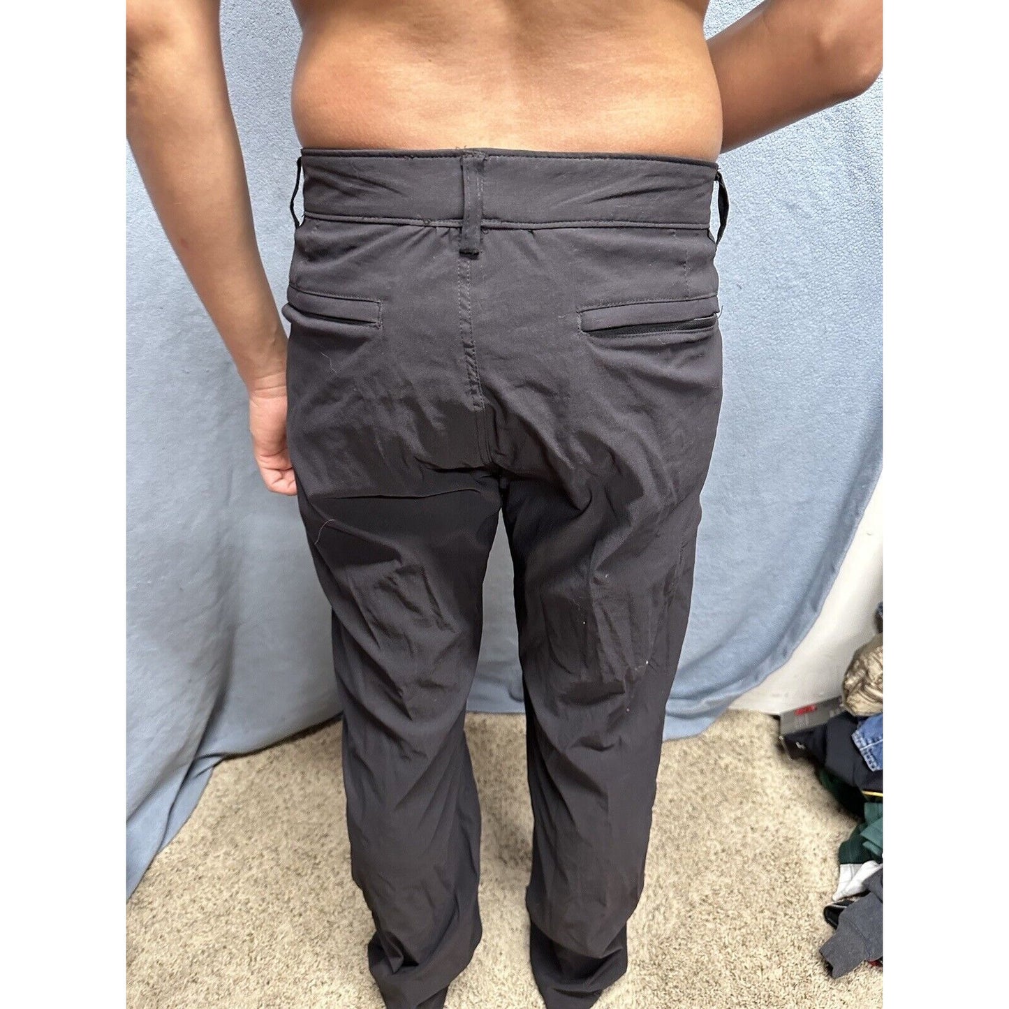 Men’s Union Bay 38x34 Black Nylon And Spandex Pants
