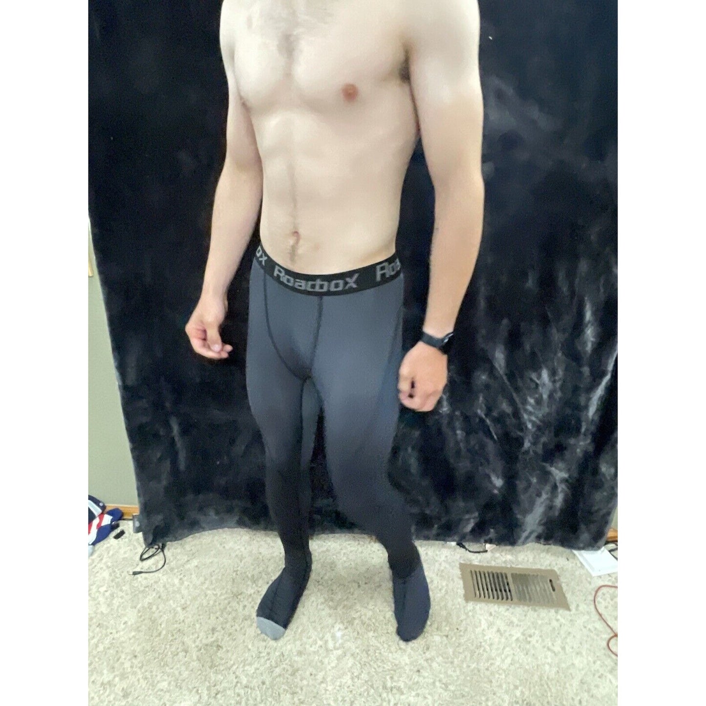Men’s Dark Gray Roacbox Base Layer medium pants