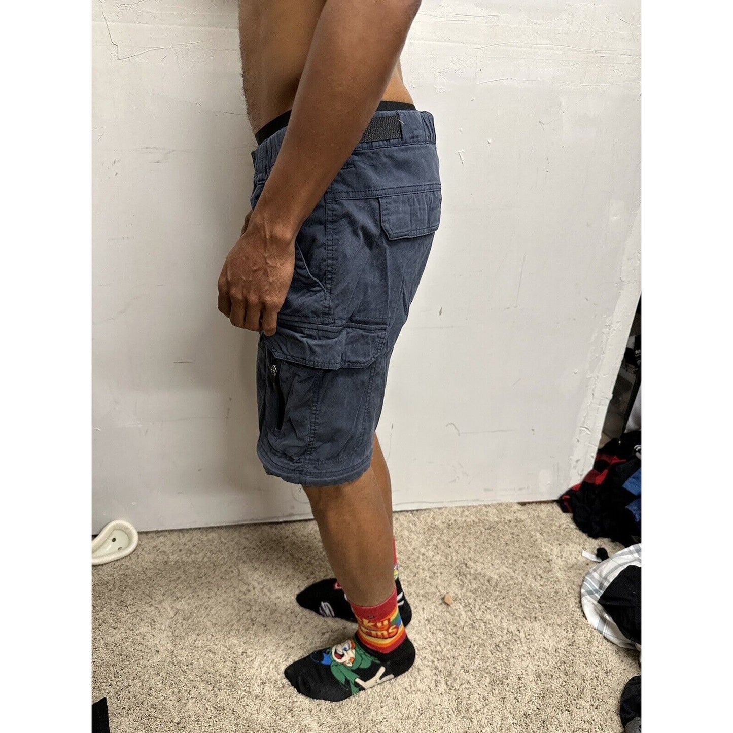 Men’s Dark Blue BC Clothing Size 30 Cargo Shorts