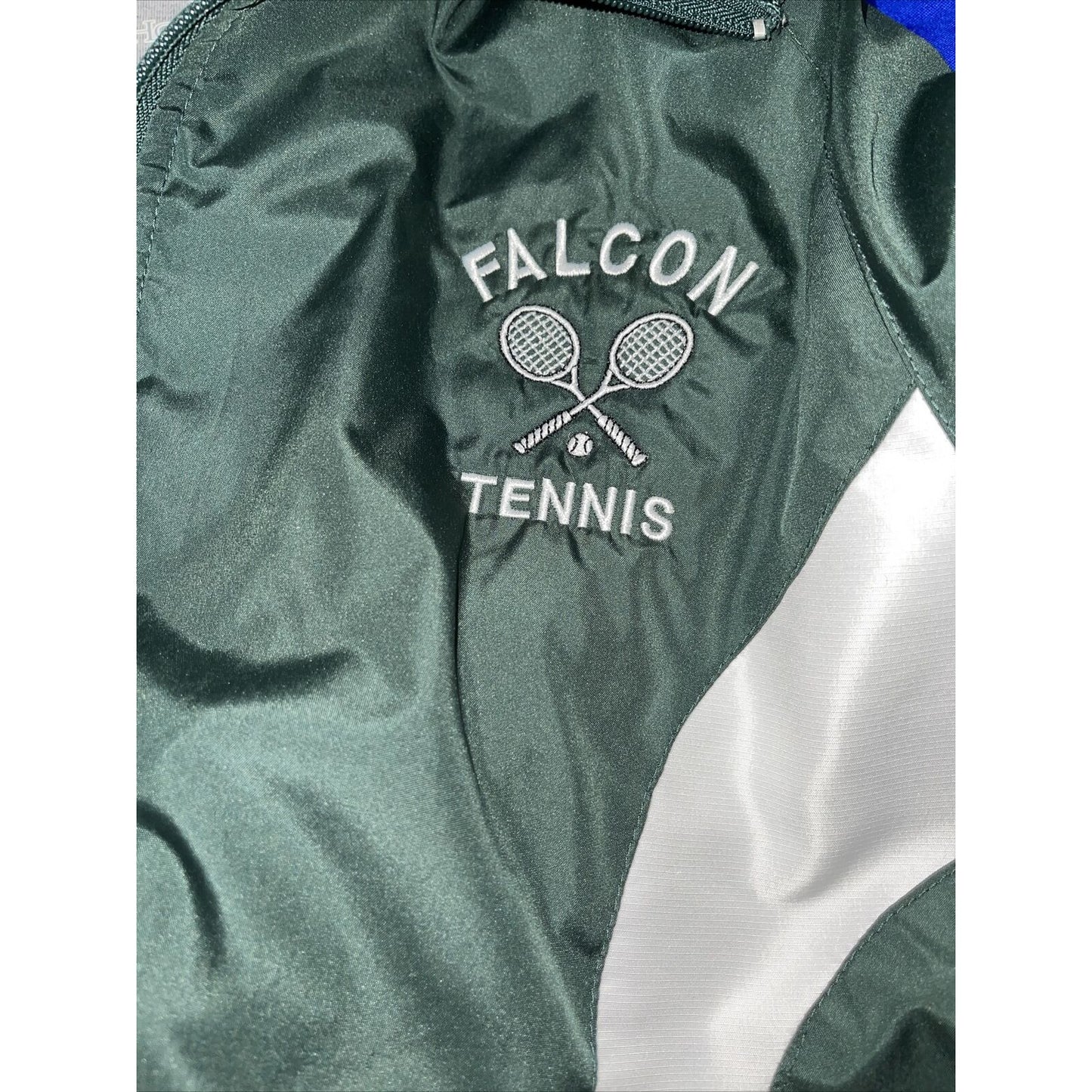 Falcon Tennis Men’s Small Holloway Windbreaker Jacket Dark Green