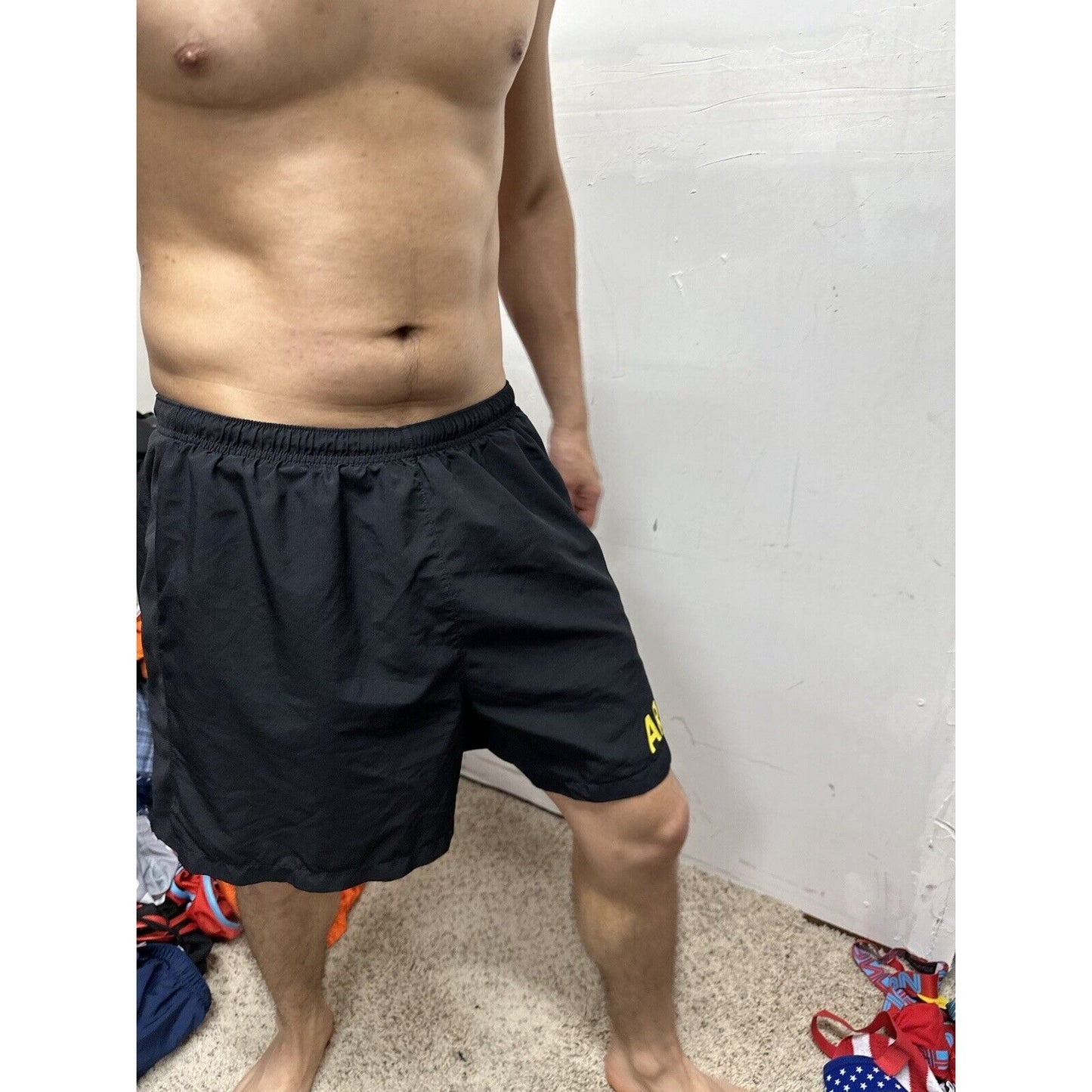 Men’s Us Army Pt Workout Uniform Black Shorts Medium