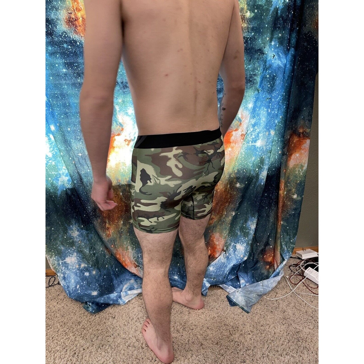 Men's Volcom Size XL Camo Military Compression Shorts New And Unworn