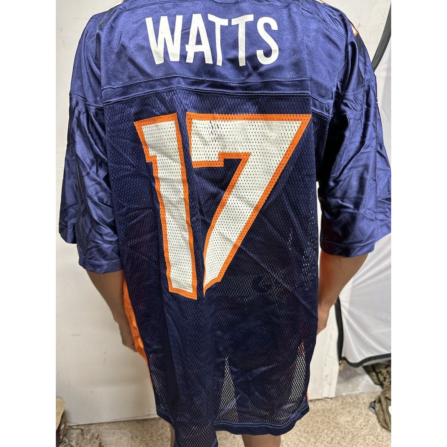 Men’s NFL Equipment Large Reebok Denver Broncos Football Jersey 17 Watts