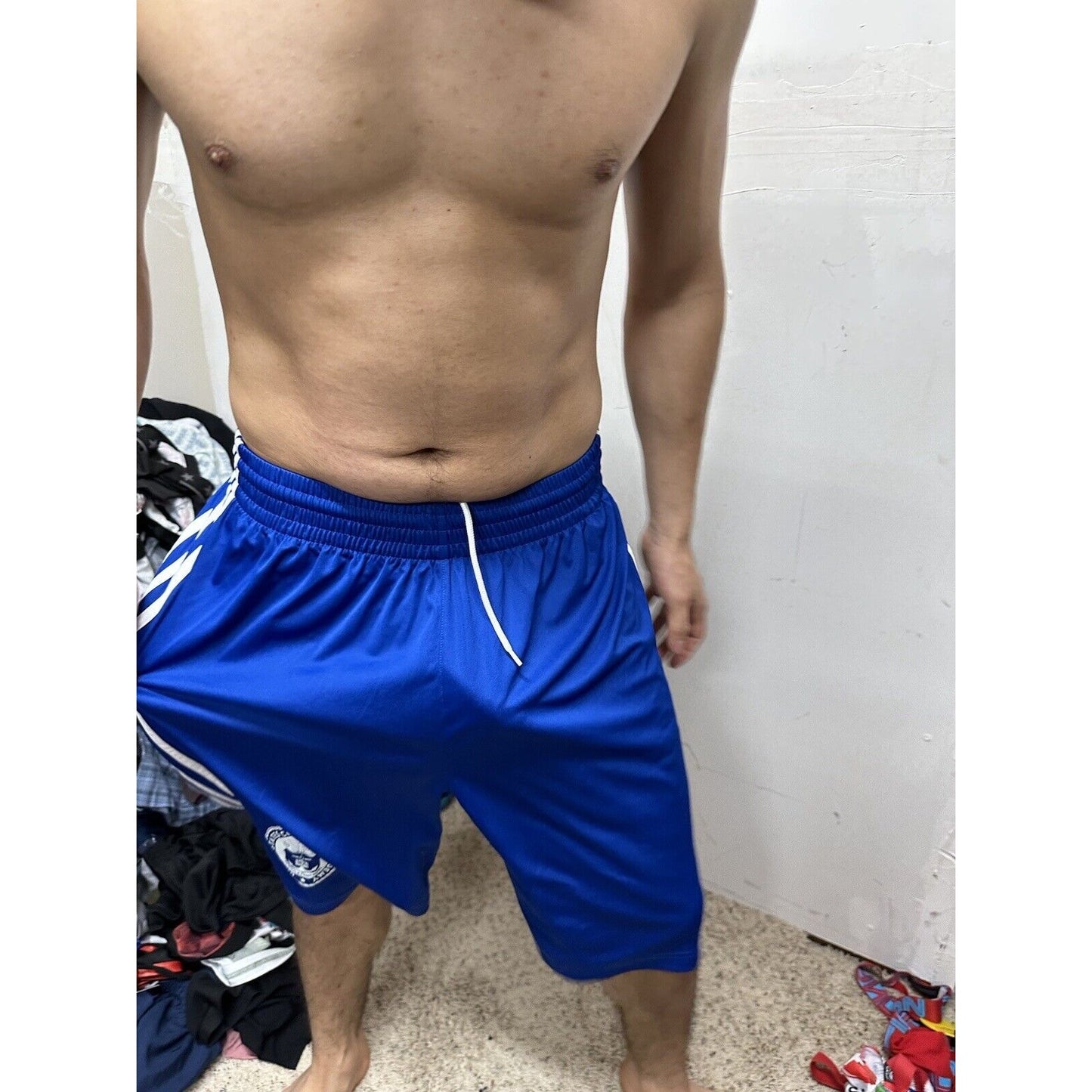 Men’s Blue Adidas Medium United States Coast Guard Academy Athletic Shorts