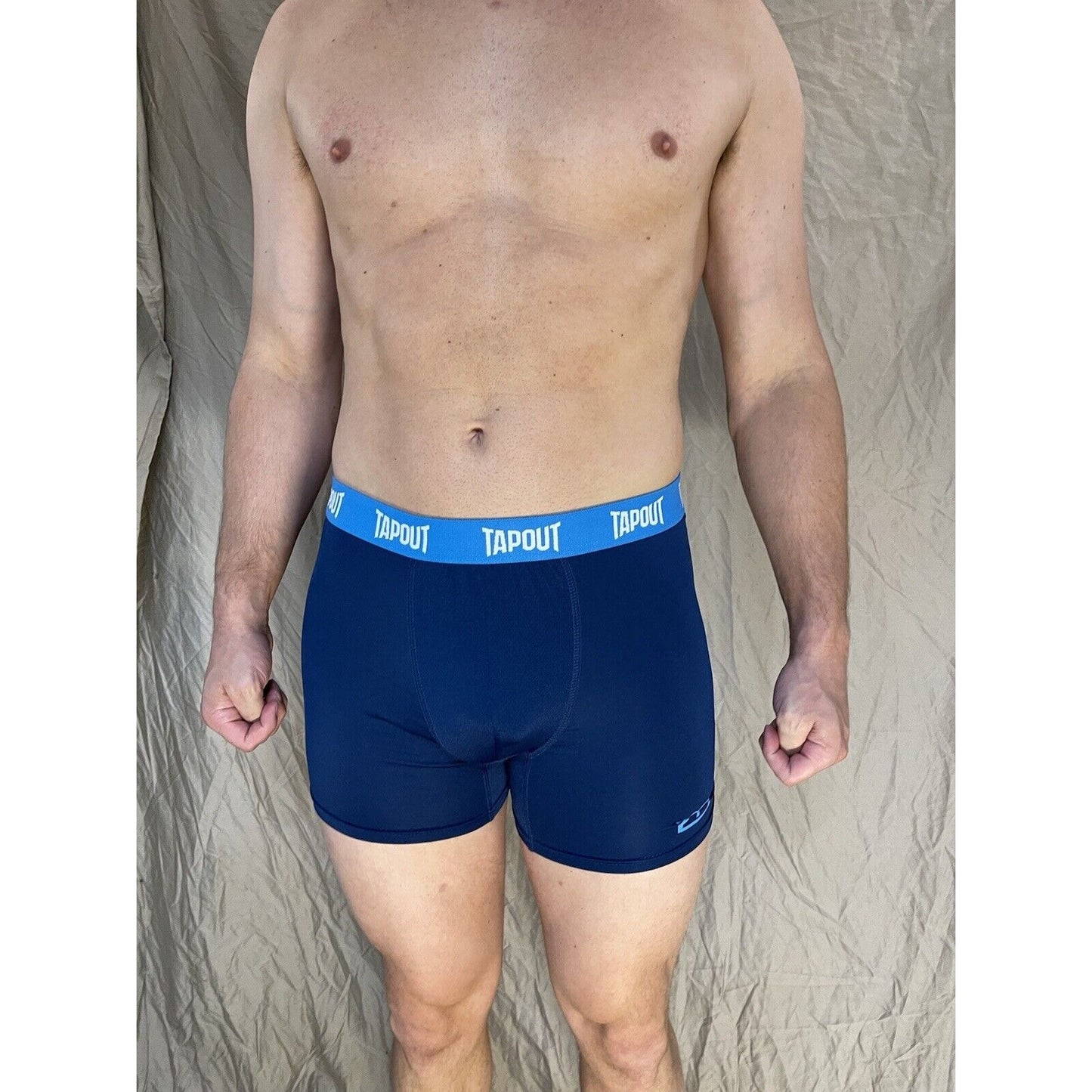 men's tapout dark blue compression shorts with spandex XL