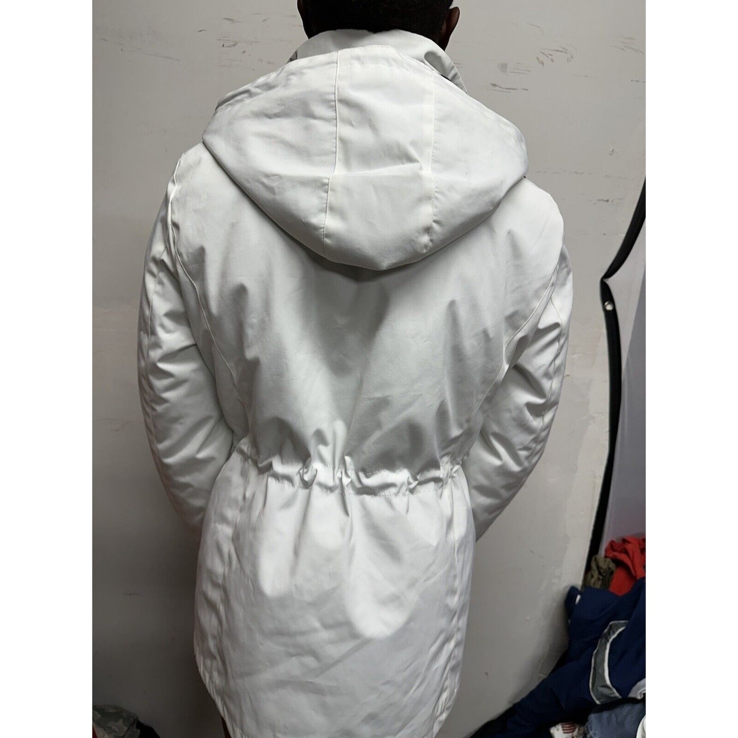 Tommy Hilfiger 3-in-1 All Weather Systems Anorak Jacket L White Navy Women Large