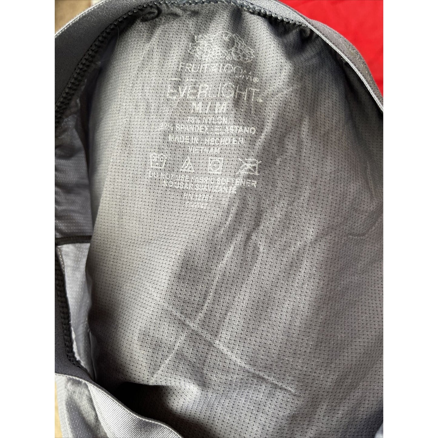 men's gray fruit of the loom everlight medium boxer briefs new and never worn