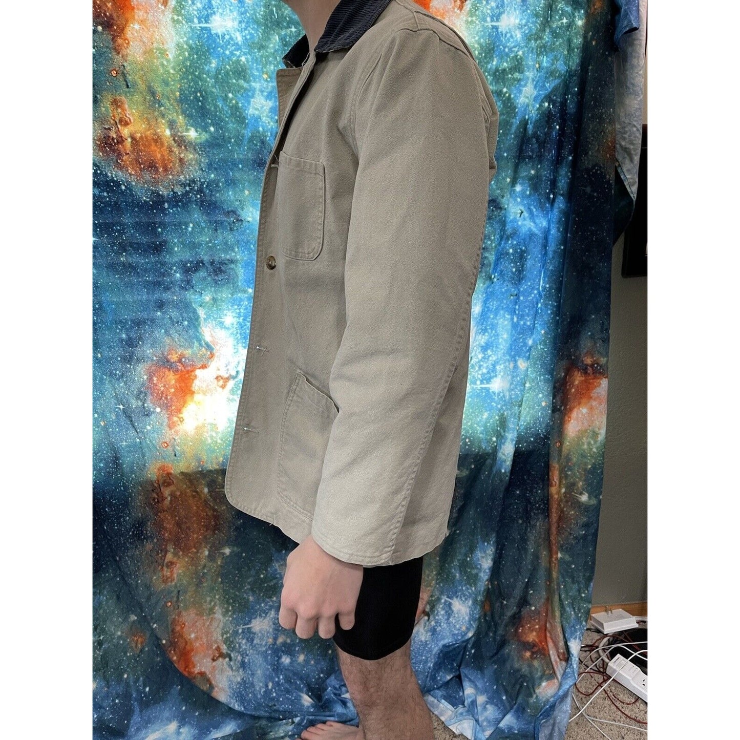 Land's End Direct Merchant Tan Button up jacket