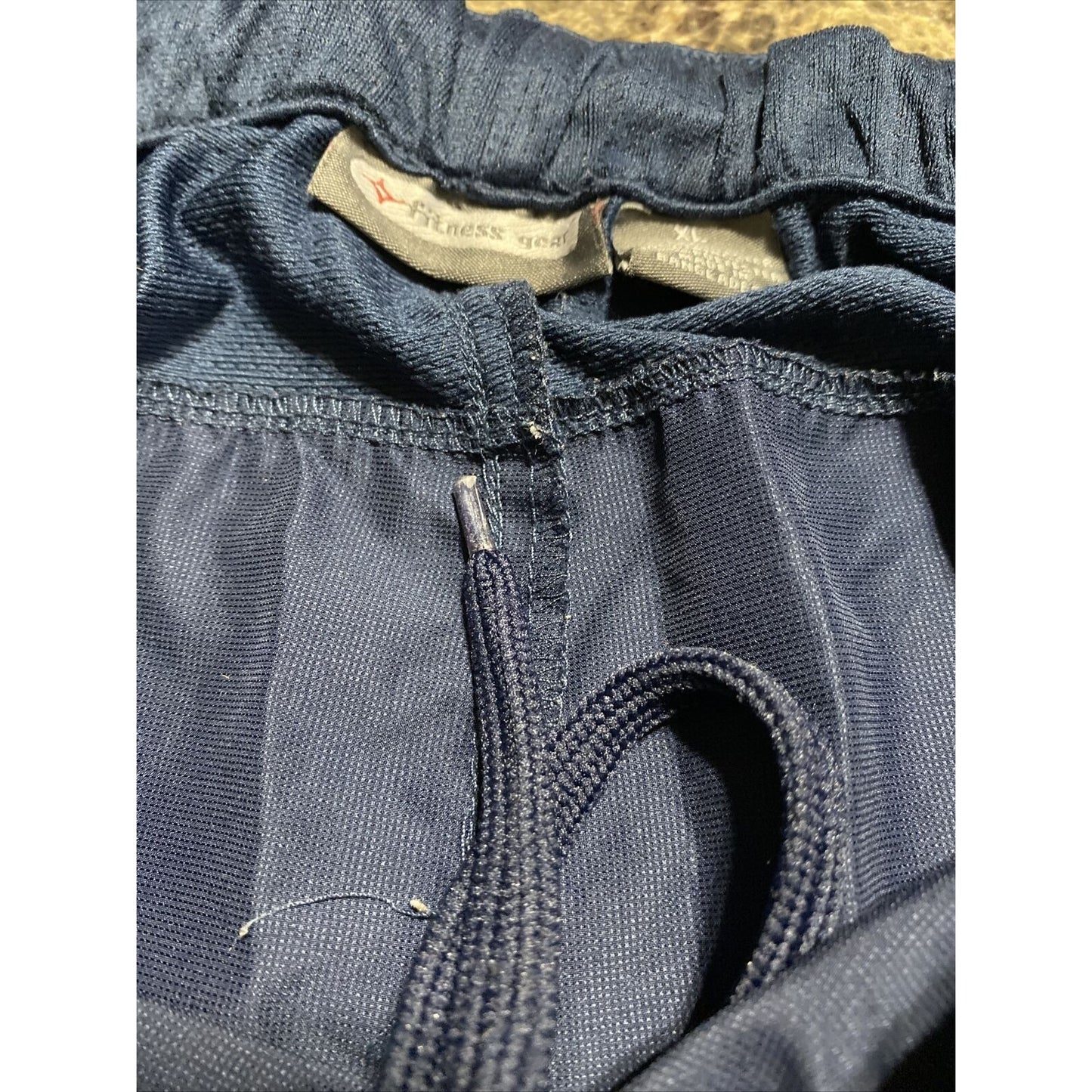Fitness Gear Men’s XL Navy Blue Gym Workout Training Polyester Athletic Pants