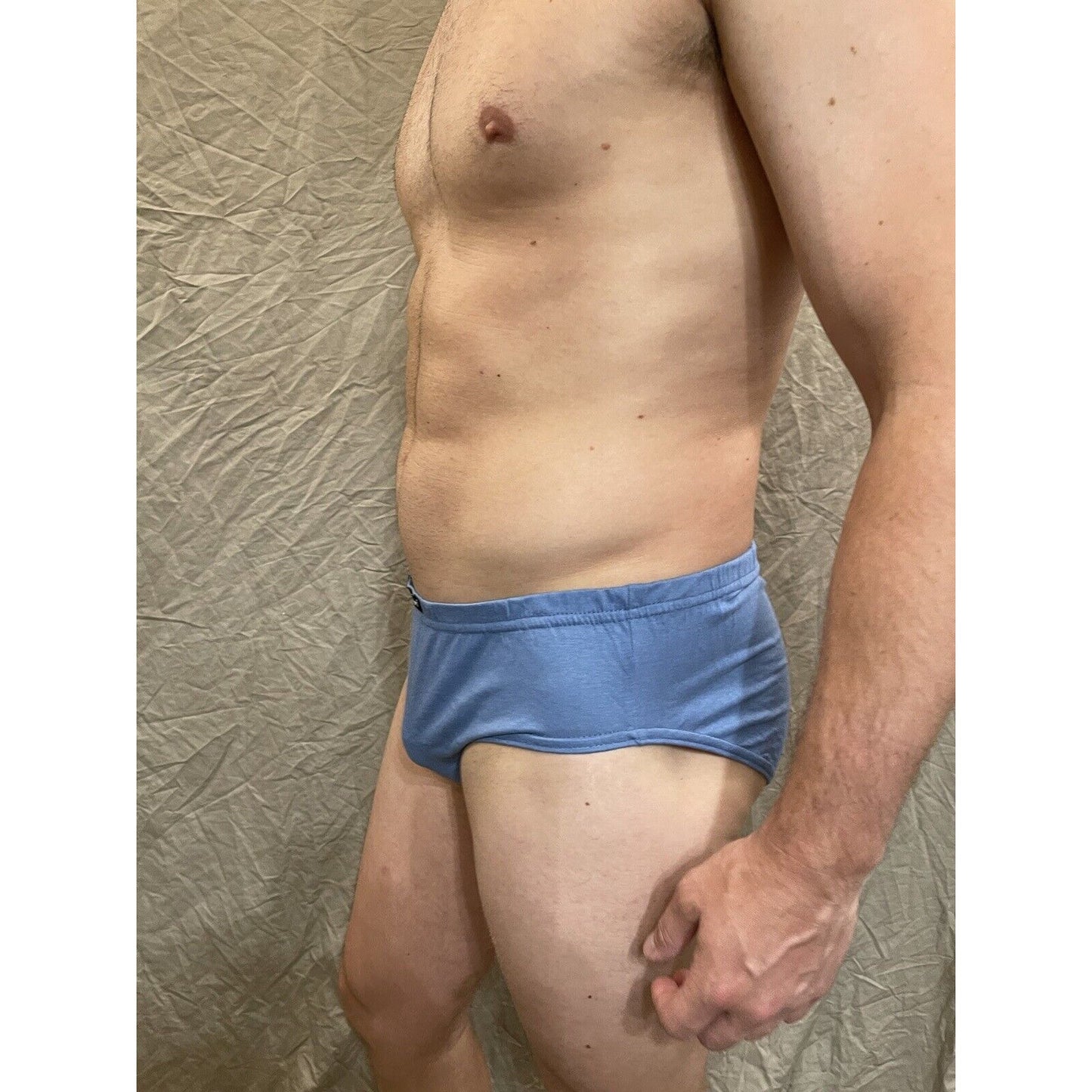 men's Steel blue papi Extra large brief cotton