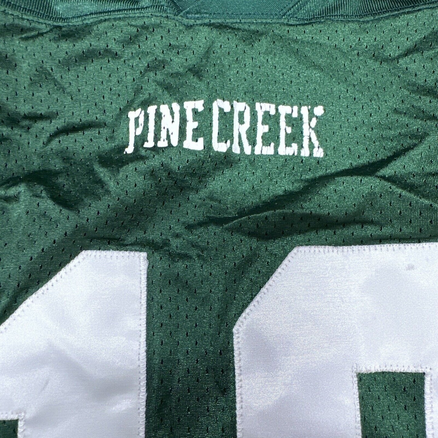 Men’s Medium Pine Creek High School Football Jersey Green #10 Riddell