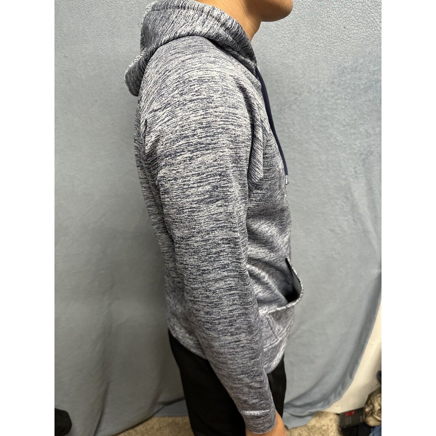Men’s Blue And Gray Small Sport-tek Pine Creek High School Hockey Pullover Hoodi