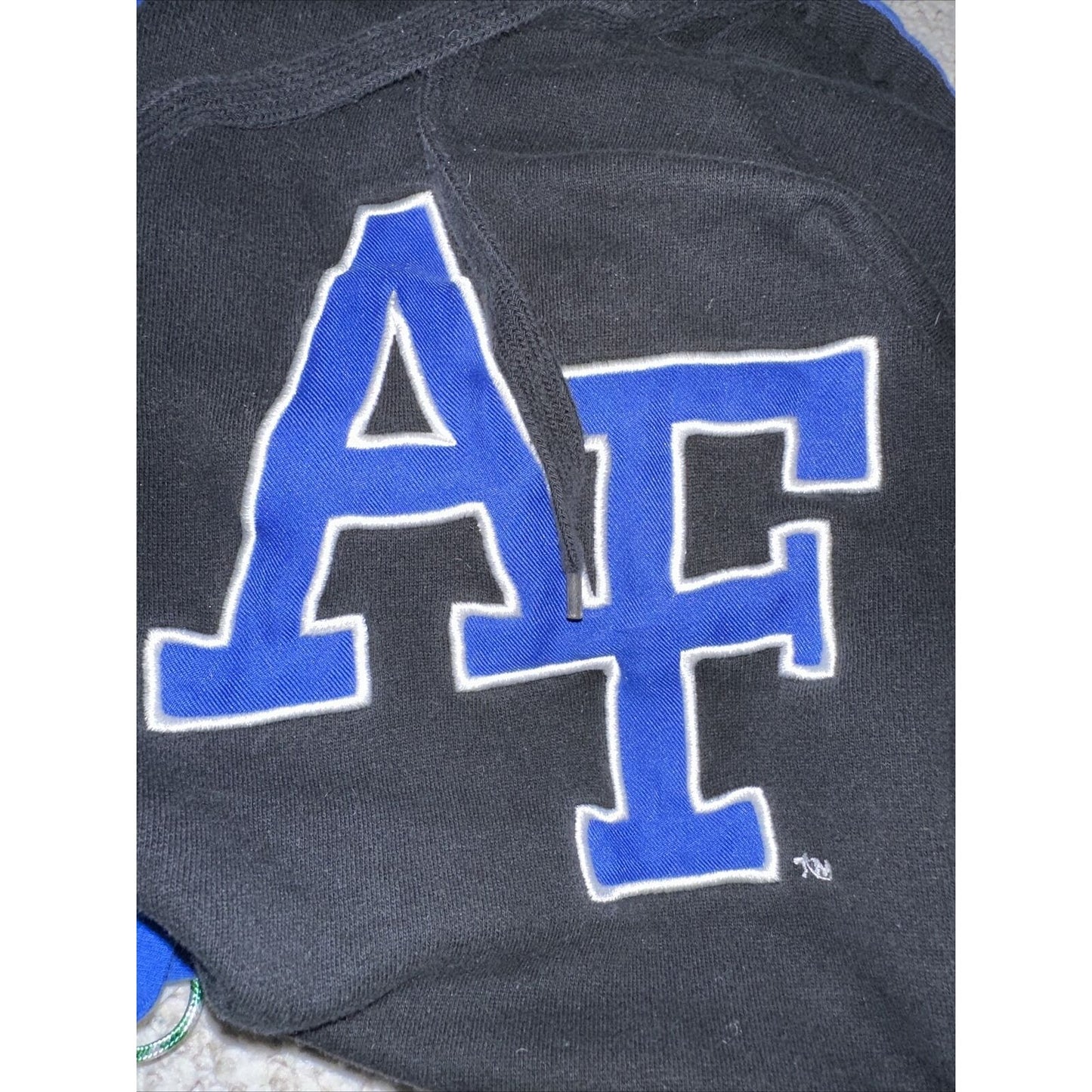 Men’s Campus Heritage Small USAFA Air Force Academy Black Hoodie