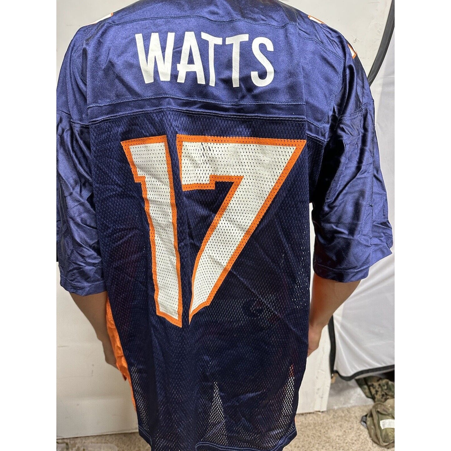 Men’s NFL Equipment Large Reebok Denver Broncos Football Jersey 17 Watts