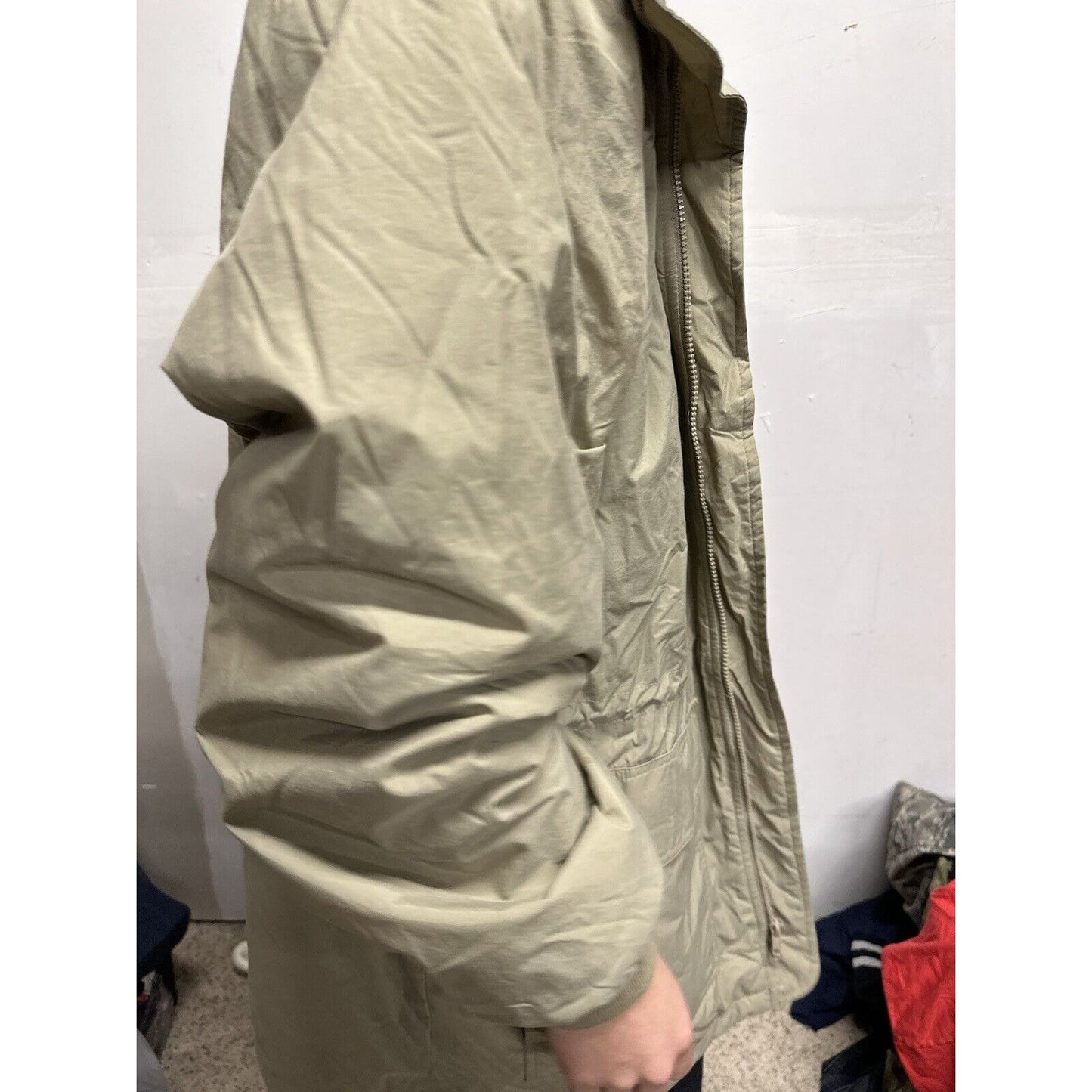 Men’s XL Tri-mountain Beige Jacket With Detachable Hoodie