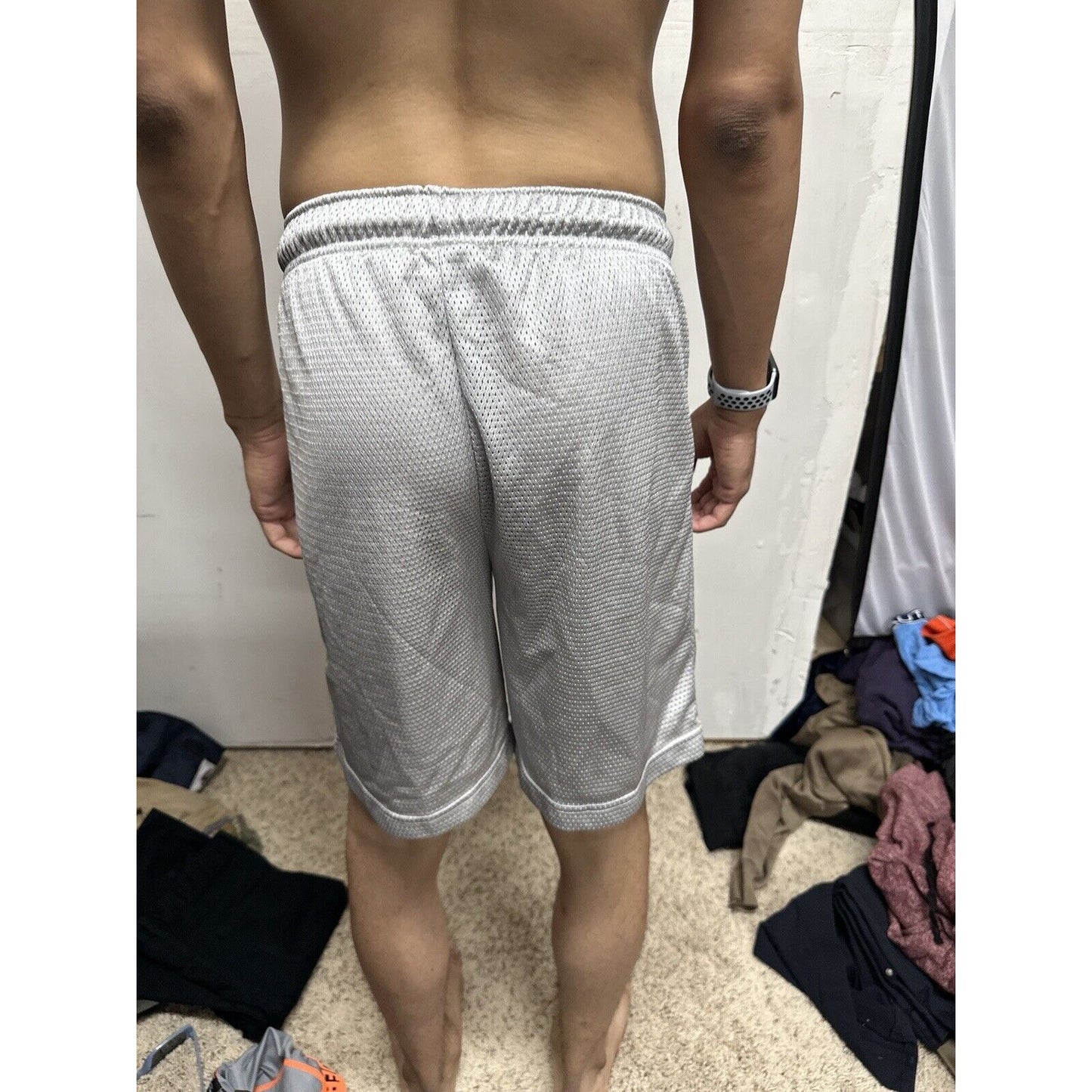 Men’s Pro Spirit Small Silver Athletic Shorts