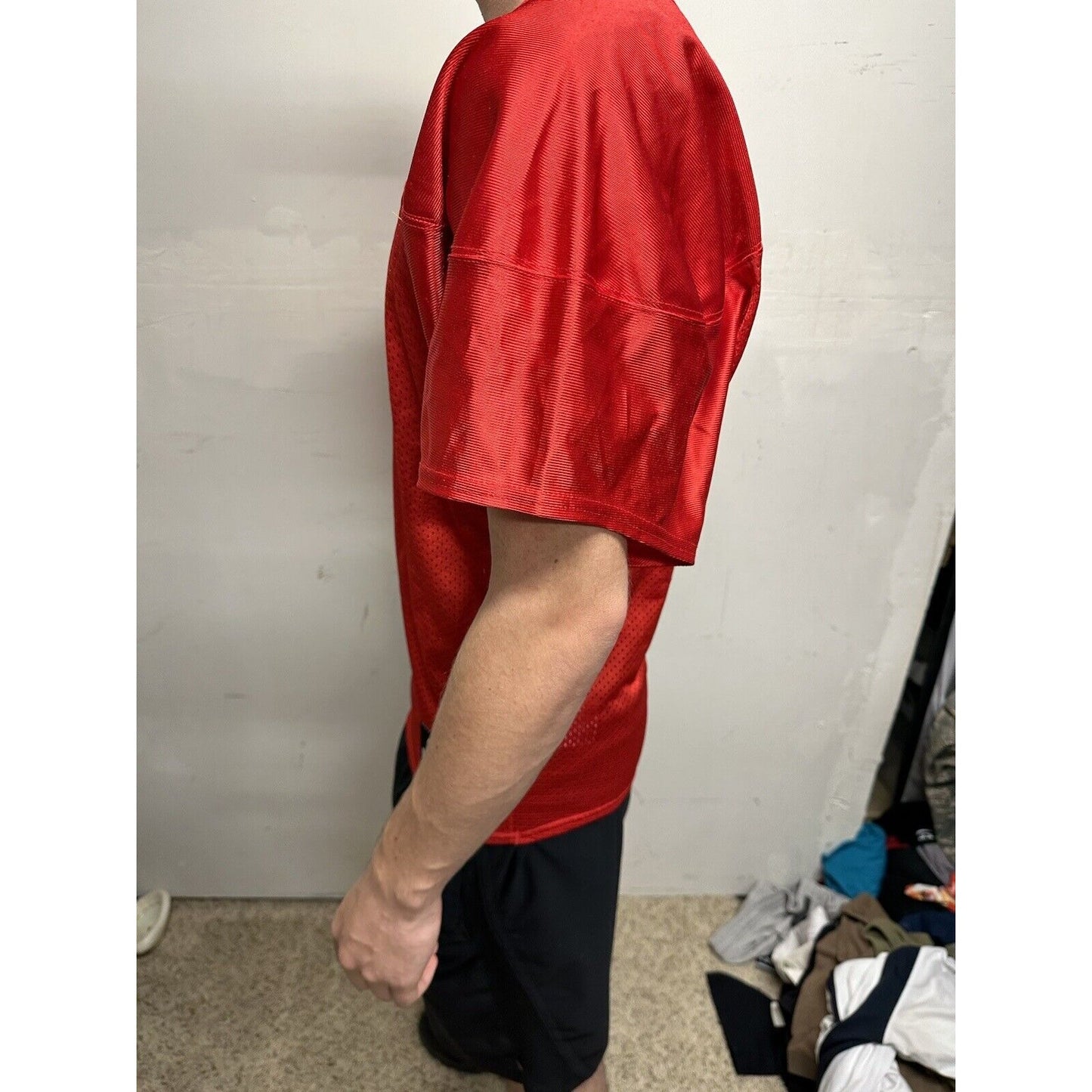 Men’s Red Nike Small Football Jersey