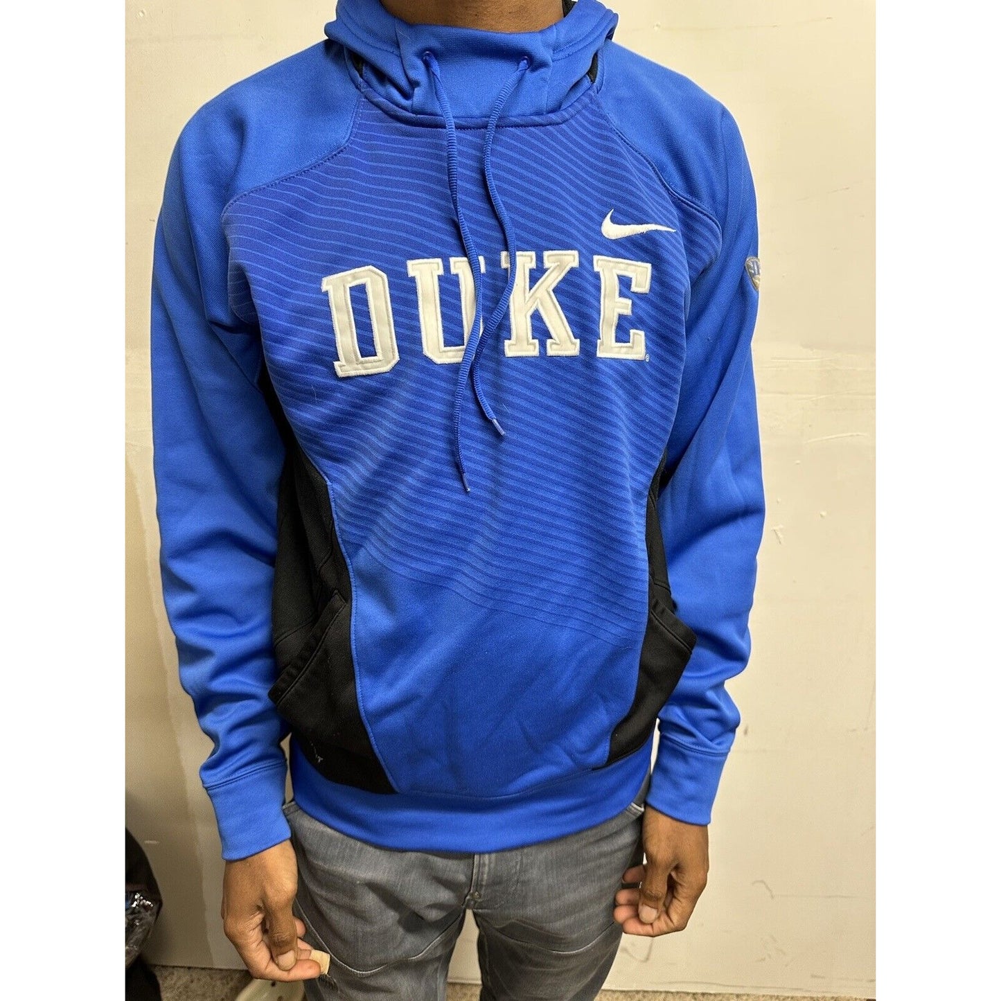 Men’s Blue Medium Nike Therma-fit Hoodie Duke