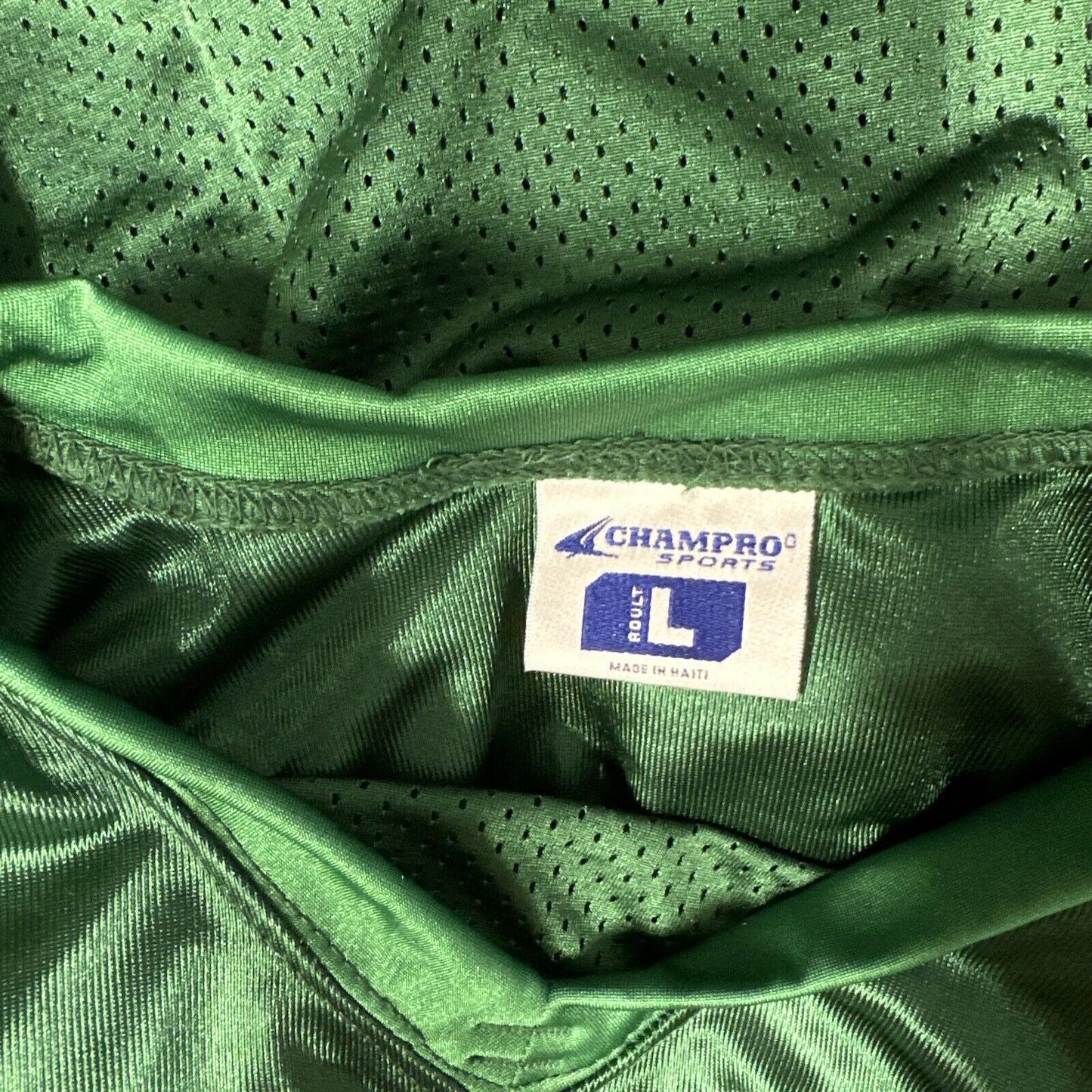 Men’s Green Champro Adult Large Football Jersey