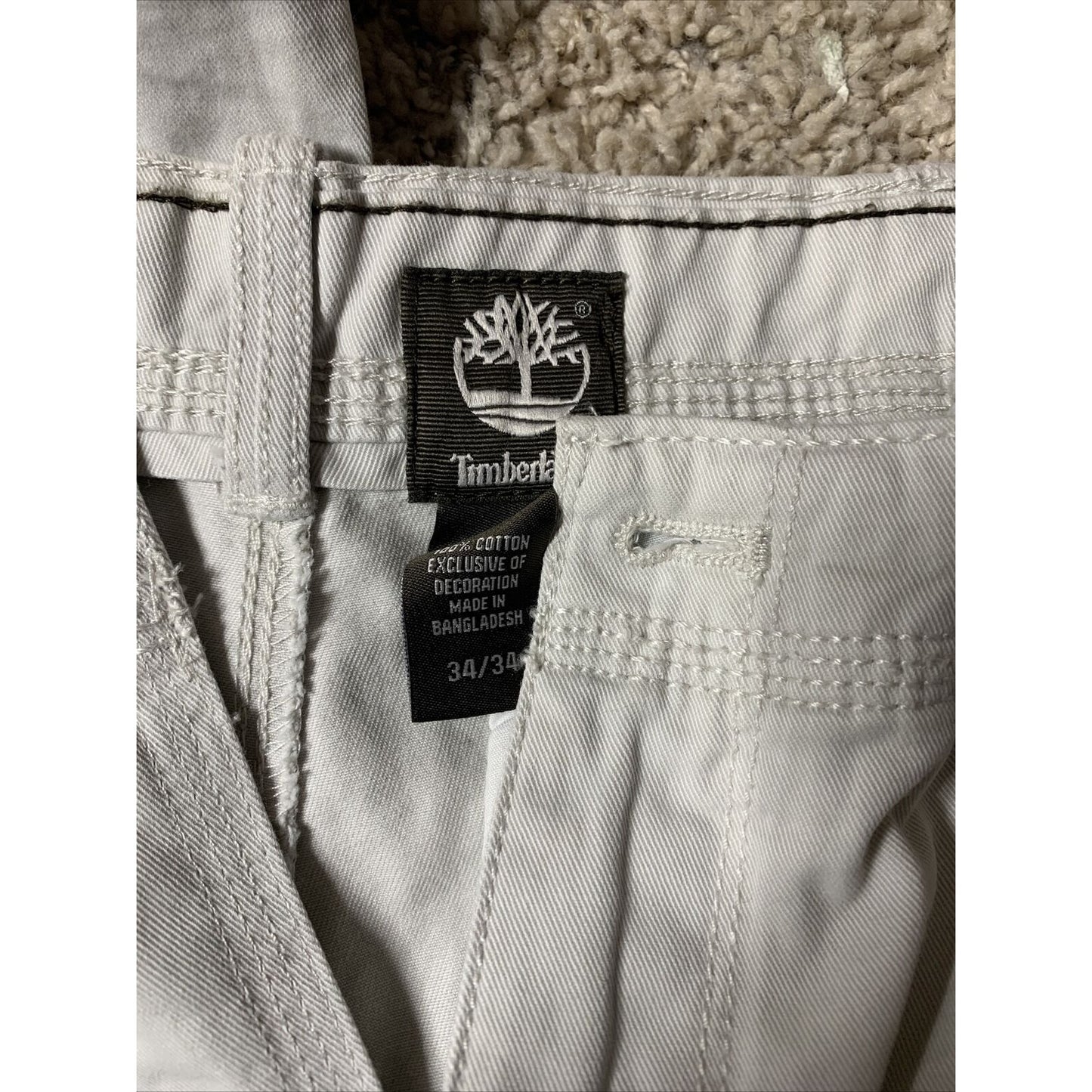 timberland relaxed fit khaki pants Mens size 34 X 34