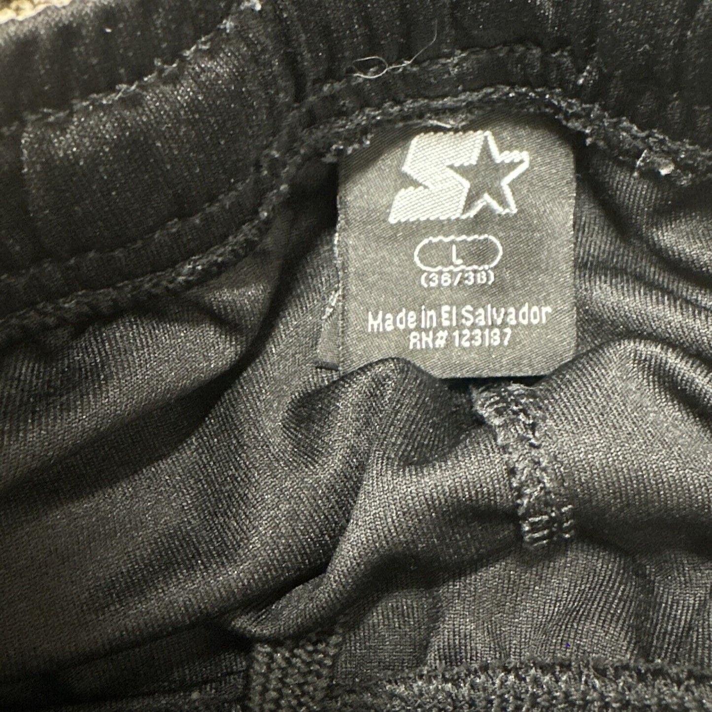 Men’s Black Starter Large Athletic Shorts