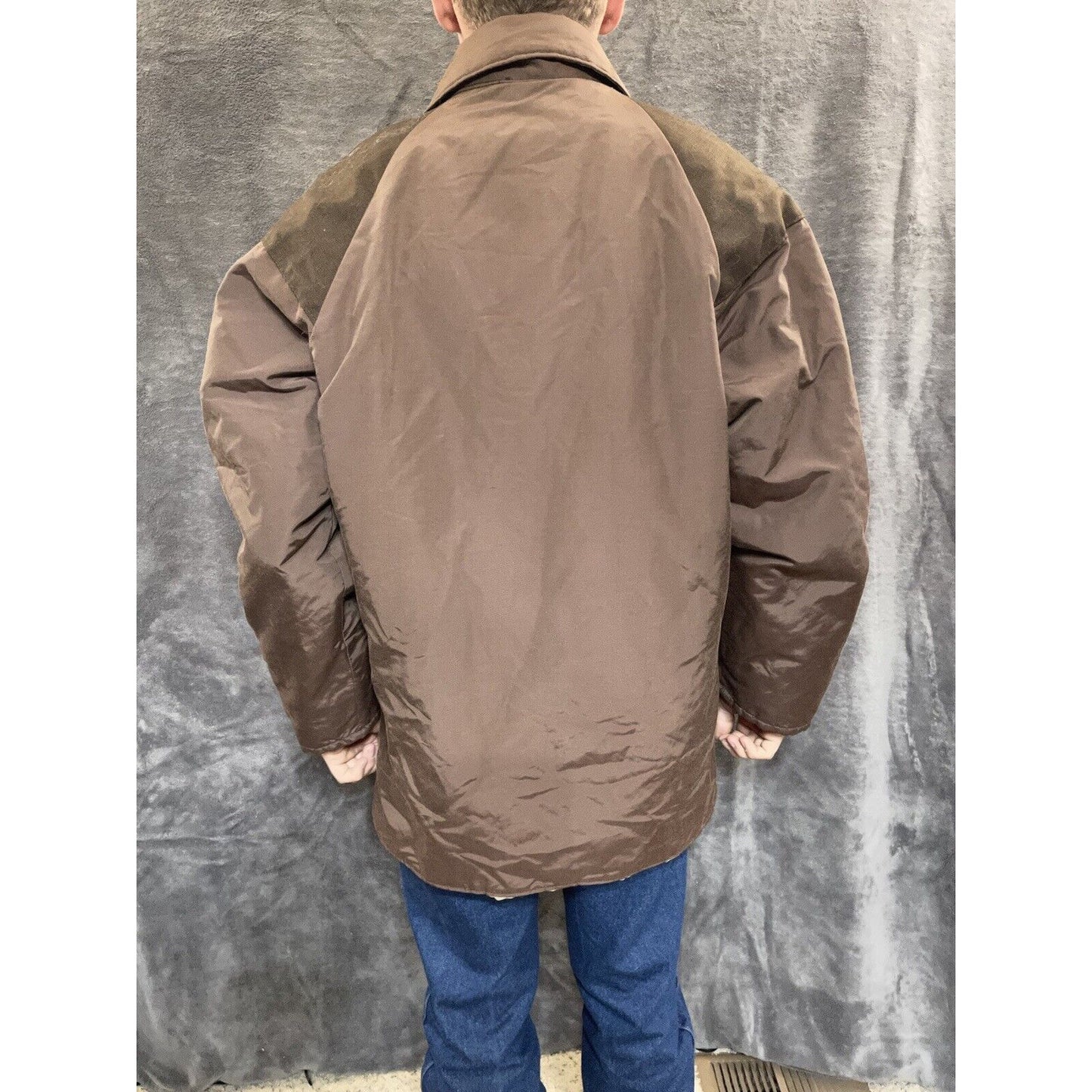 men's brown walls blizzard-pruf insulated jacket medium regular 3M thinsulate