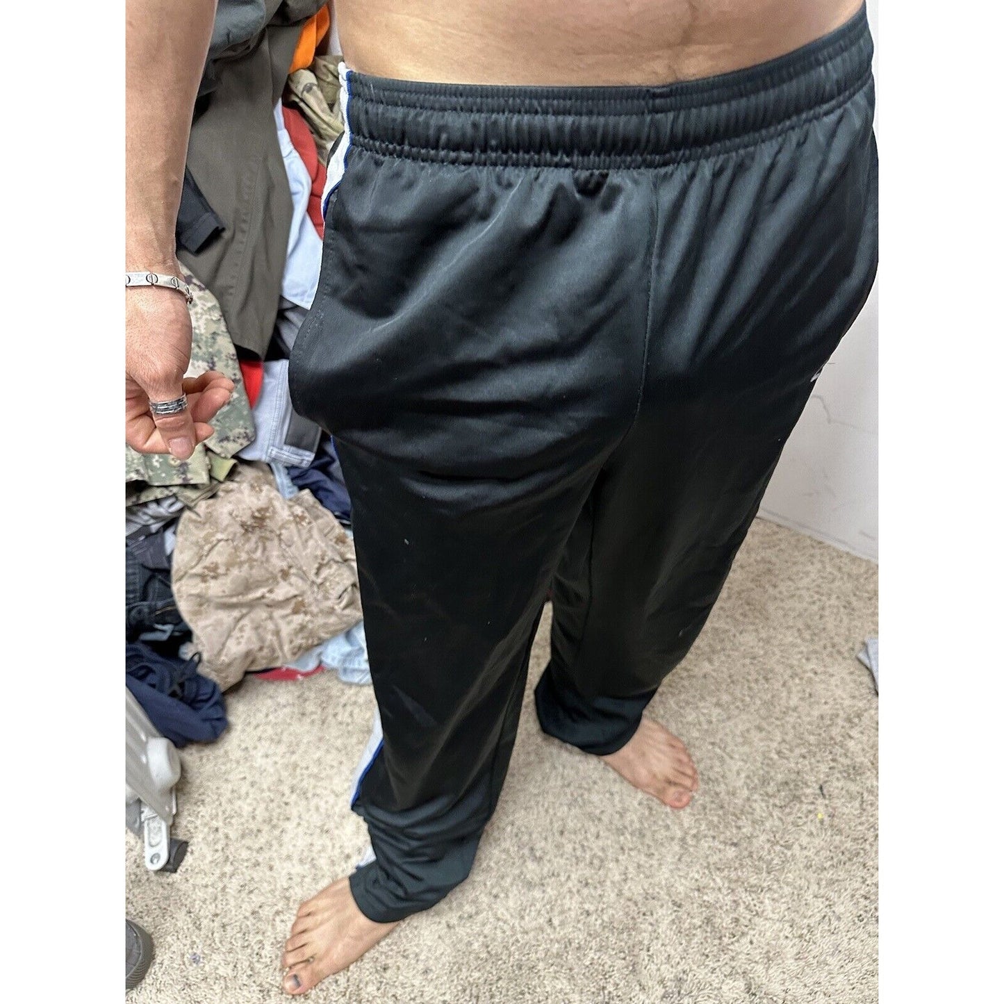 Men’s Champion Black Small Workout Pants Track Running Pants