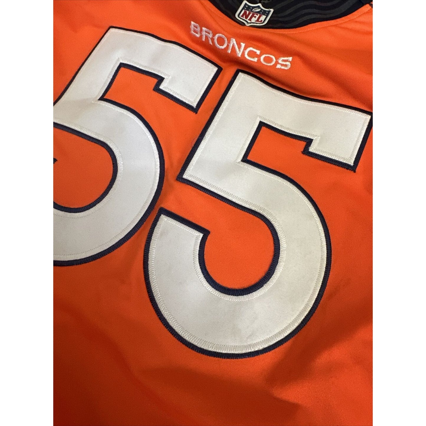 Bradley Chubb Denver Broncos Nike Game Player Jersey Men's Size 52 NFL #55 DEN