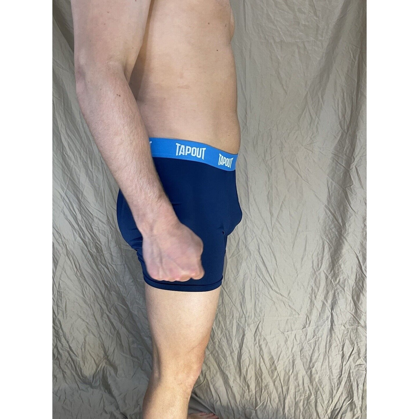 men's tapout dark blue compression shorts with spandex Small