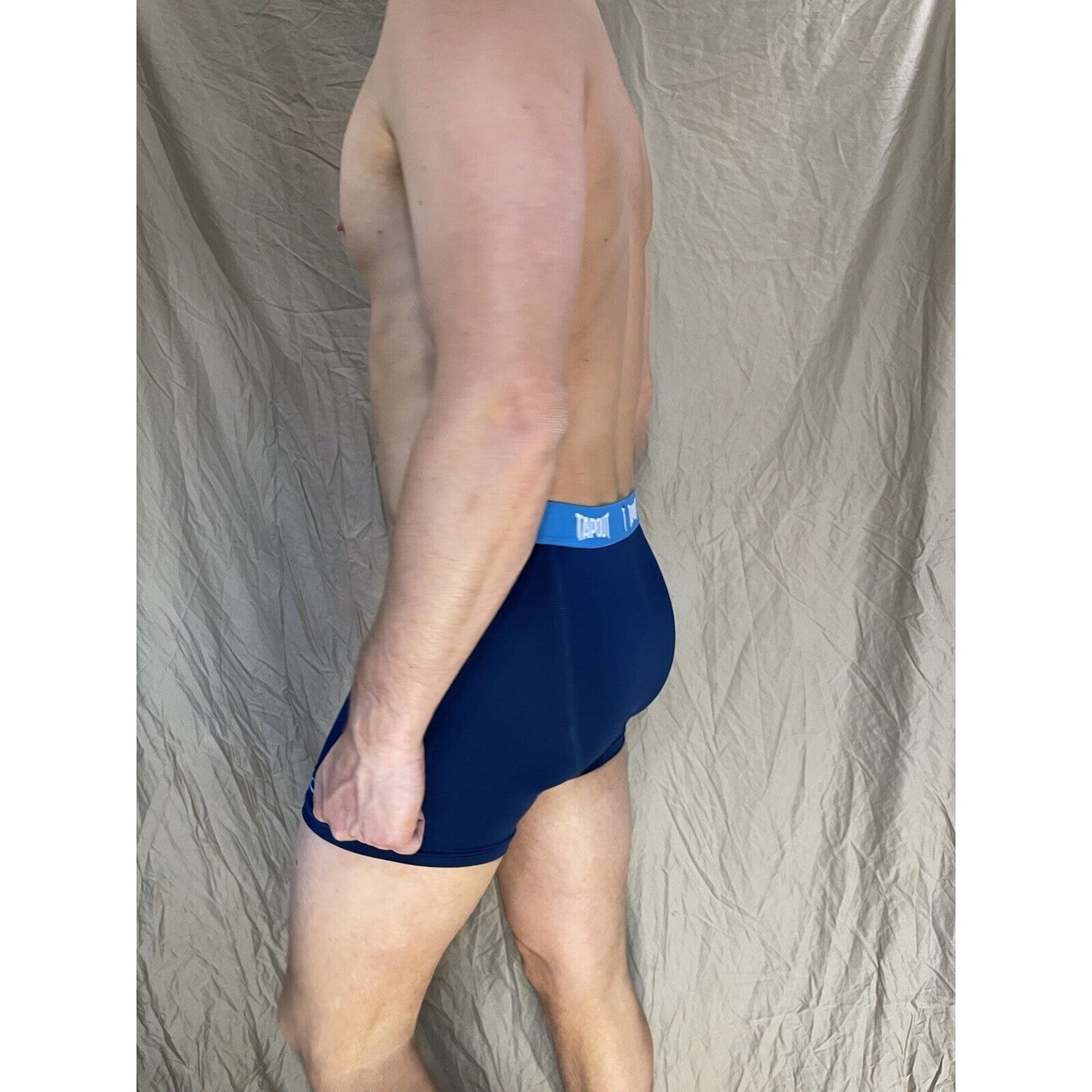 men's tapout dark blue compression shorts with spandex XL